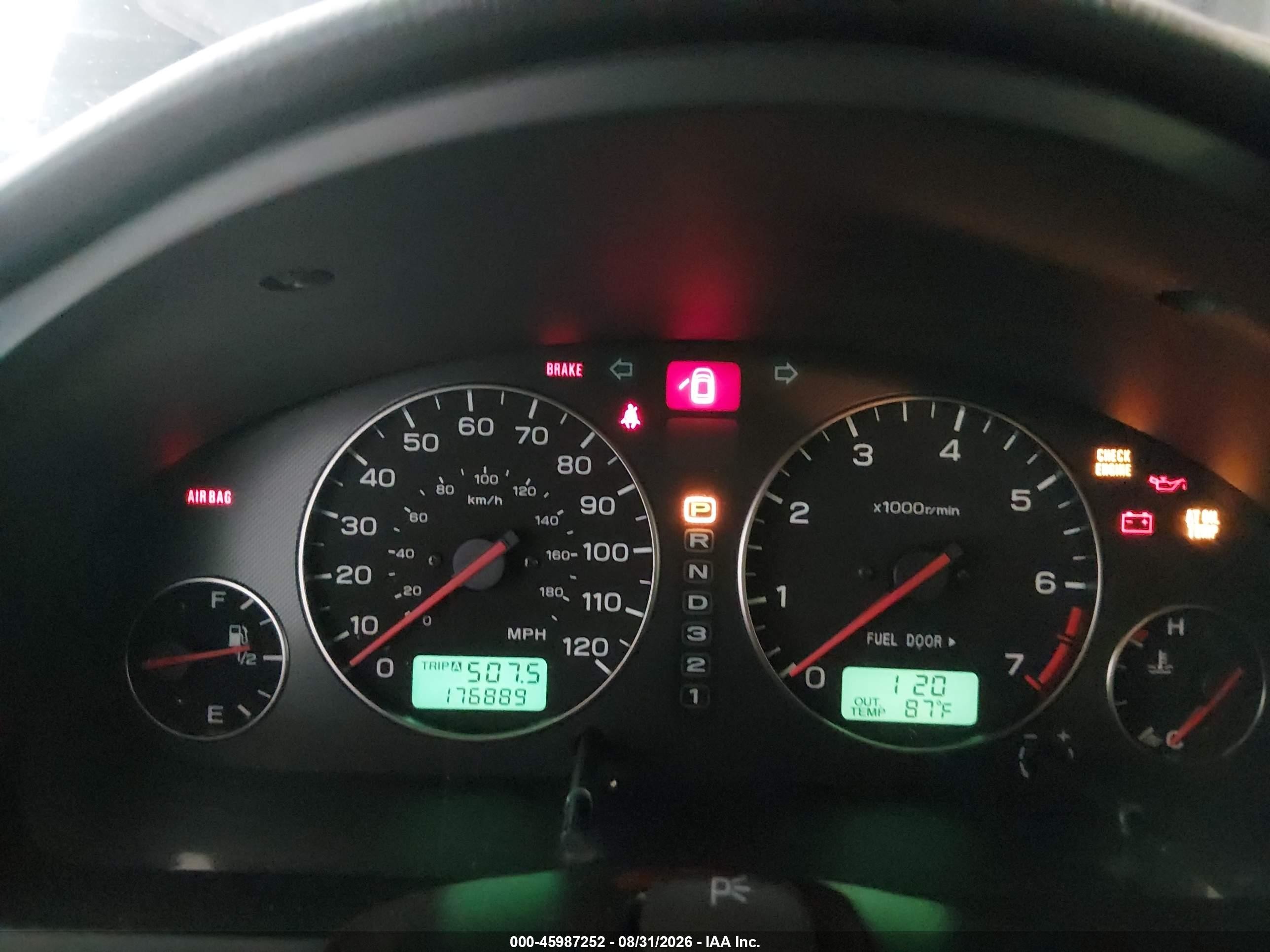 2004 Subaru Legacy Gt Blue vin: 4S3BH646245300103