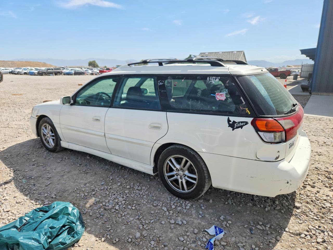 2003 Subaru Legacy Gt White vin: 4S3BH646735308924