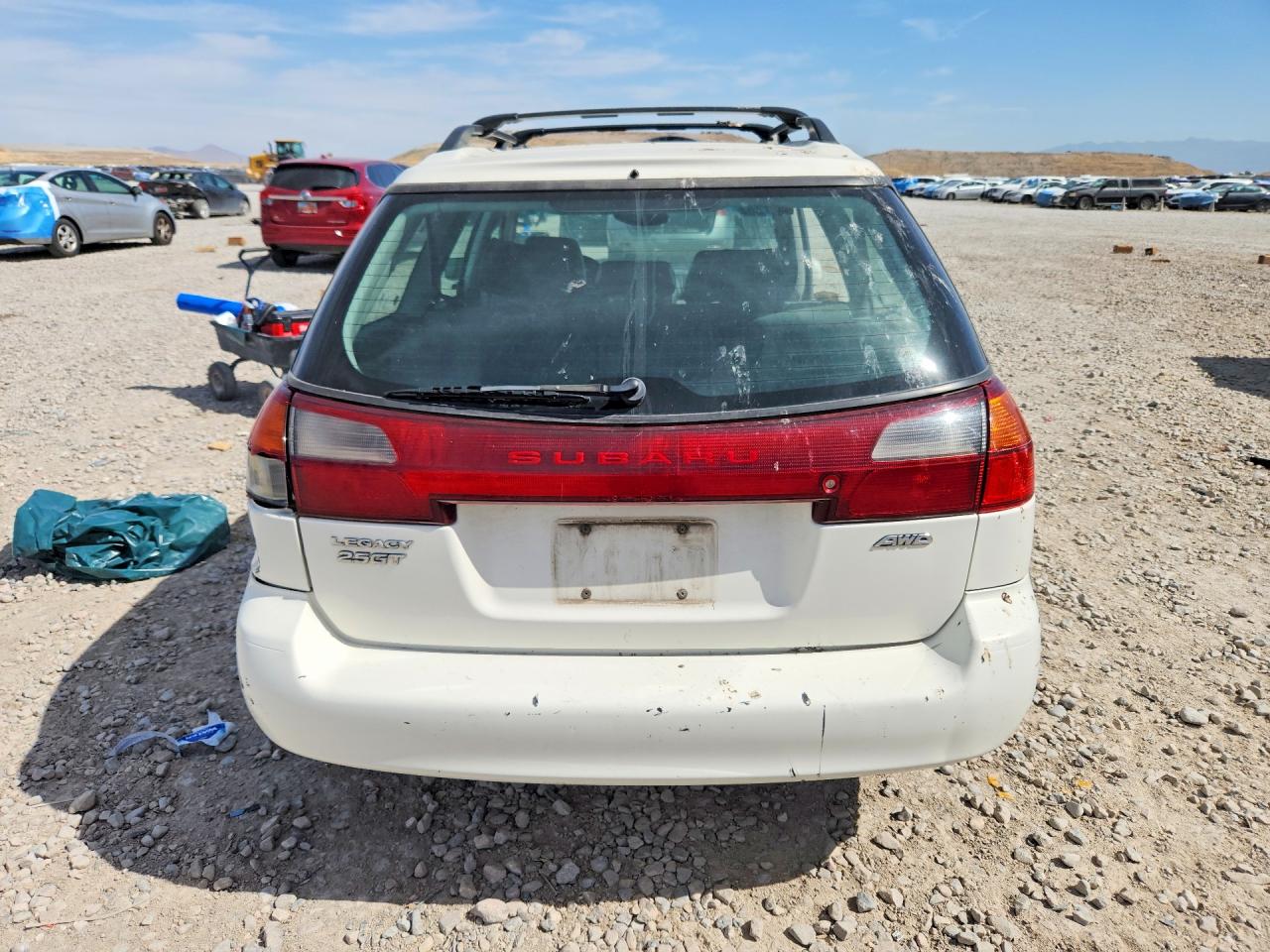 2003 Subaru Legacy Gt White vin: 4S3BH646735308924