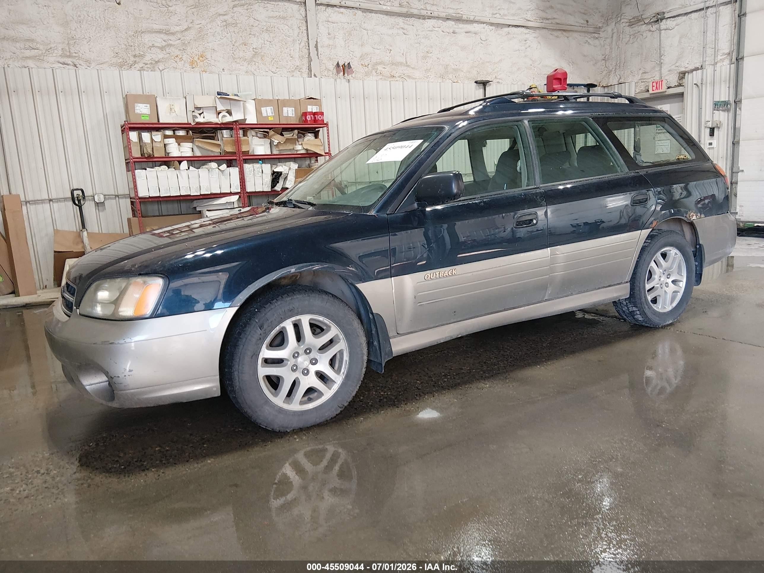 2002 Subaru Outback   Blue vin: 4S3BH665026611542