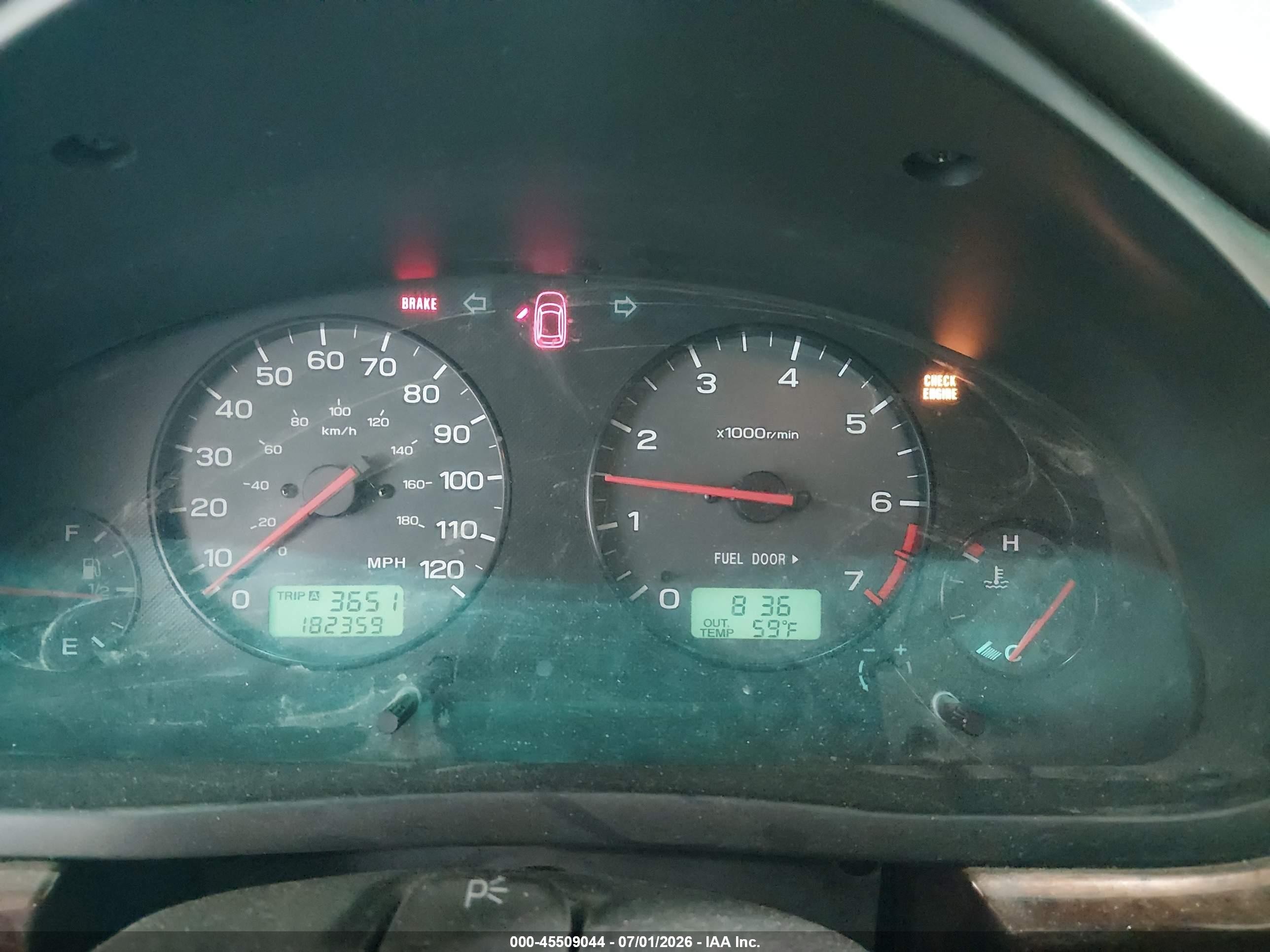 2002 Subaru Outback   Blue vin: 4S3BH665026611542