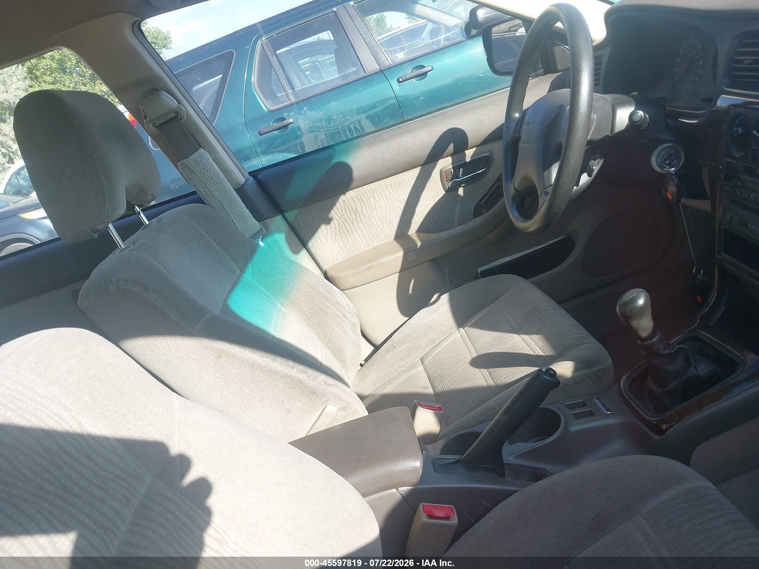 2002 Subaru Outback   Green vin: 4S3BH665026660711