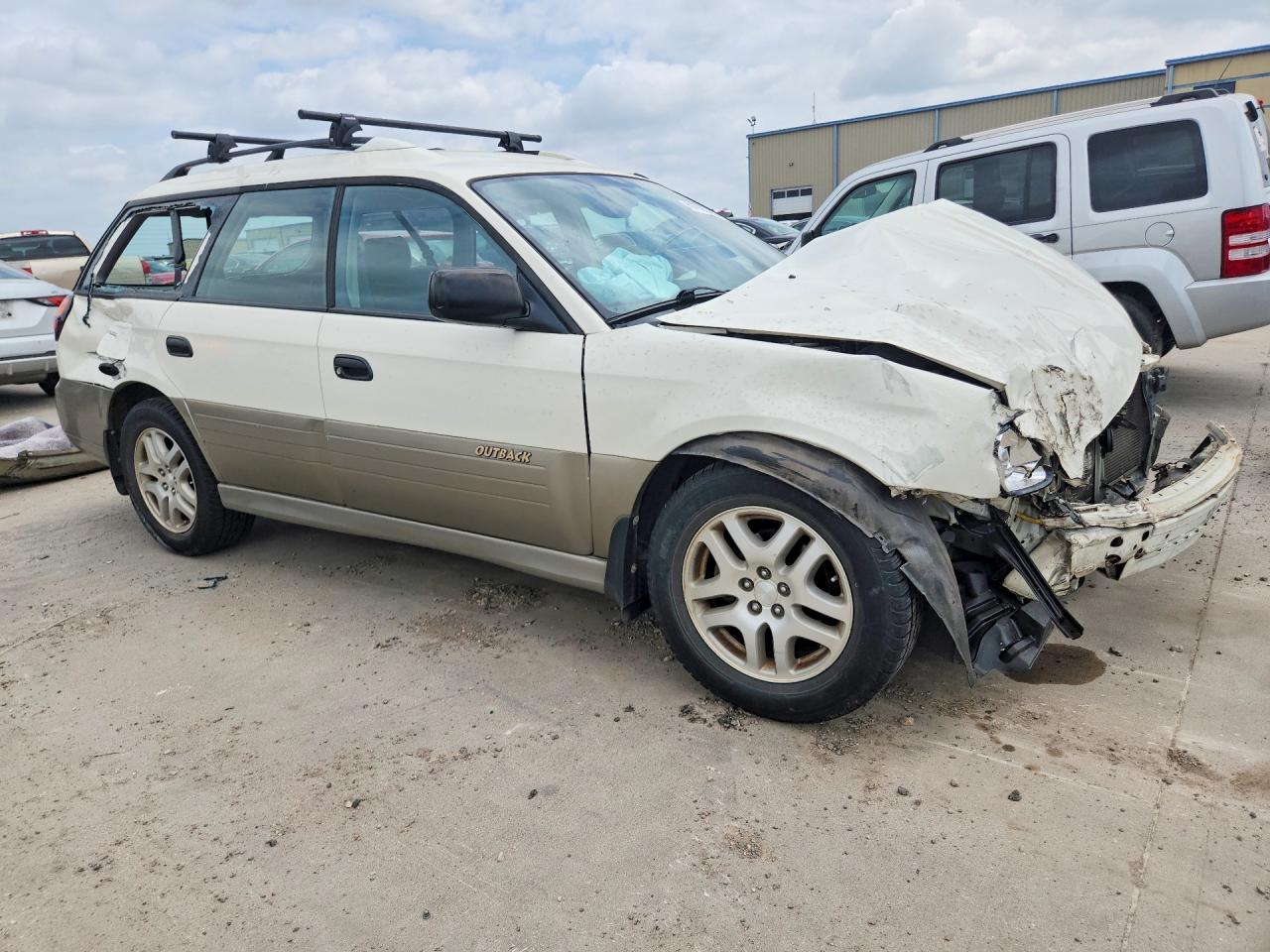 2000 Subaru Legacy Outback White vin: 4S3BH6650Y6656456