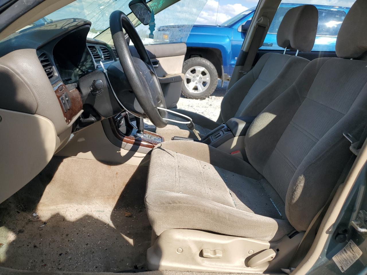 2001 Subaru Legacy Outback Зеленый vin: 4S3BH665117609324