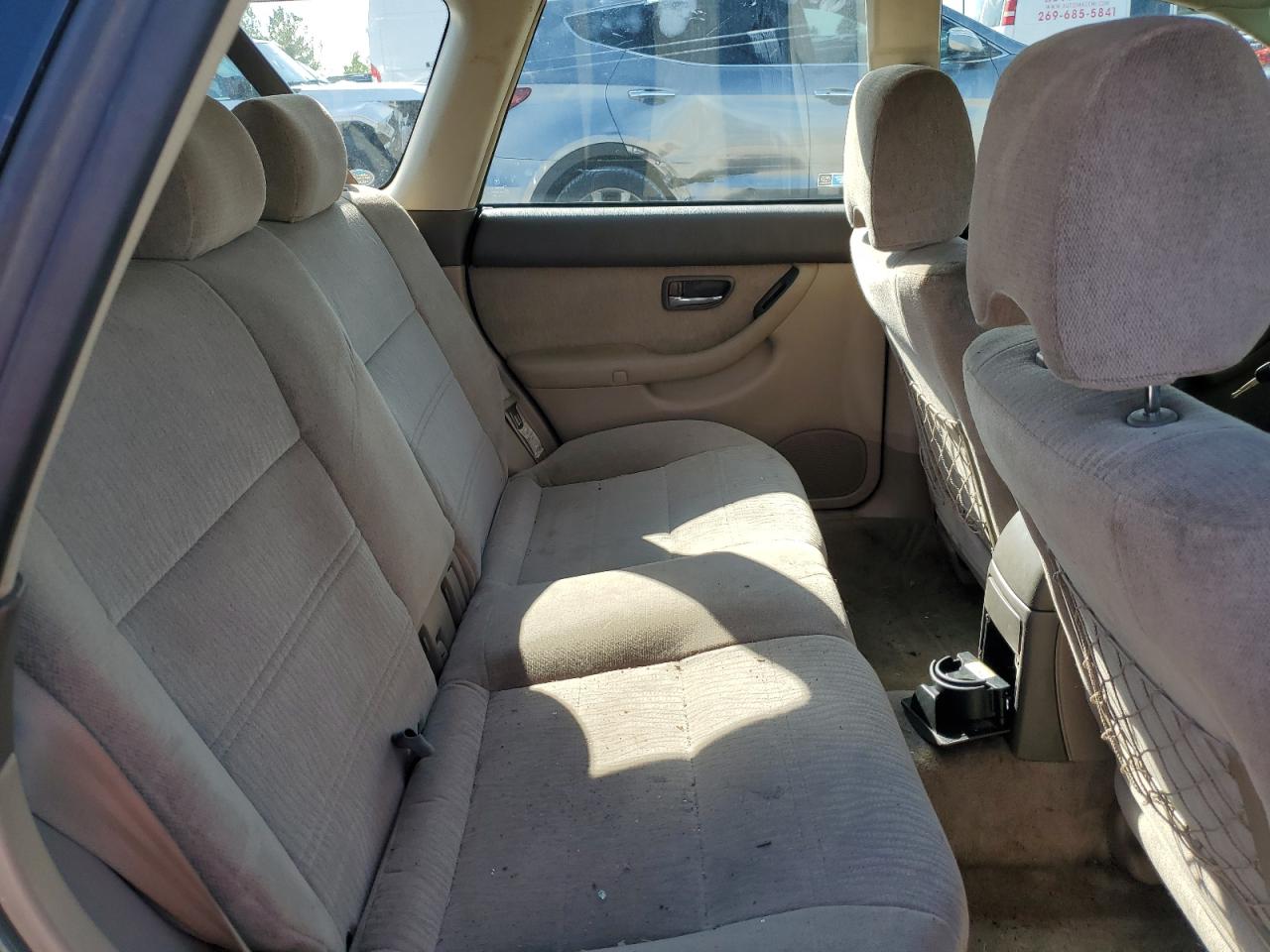 2001 Subaru Legacy Outback Зеленый vin: 4S3BH665117609324