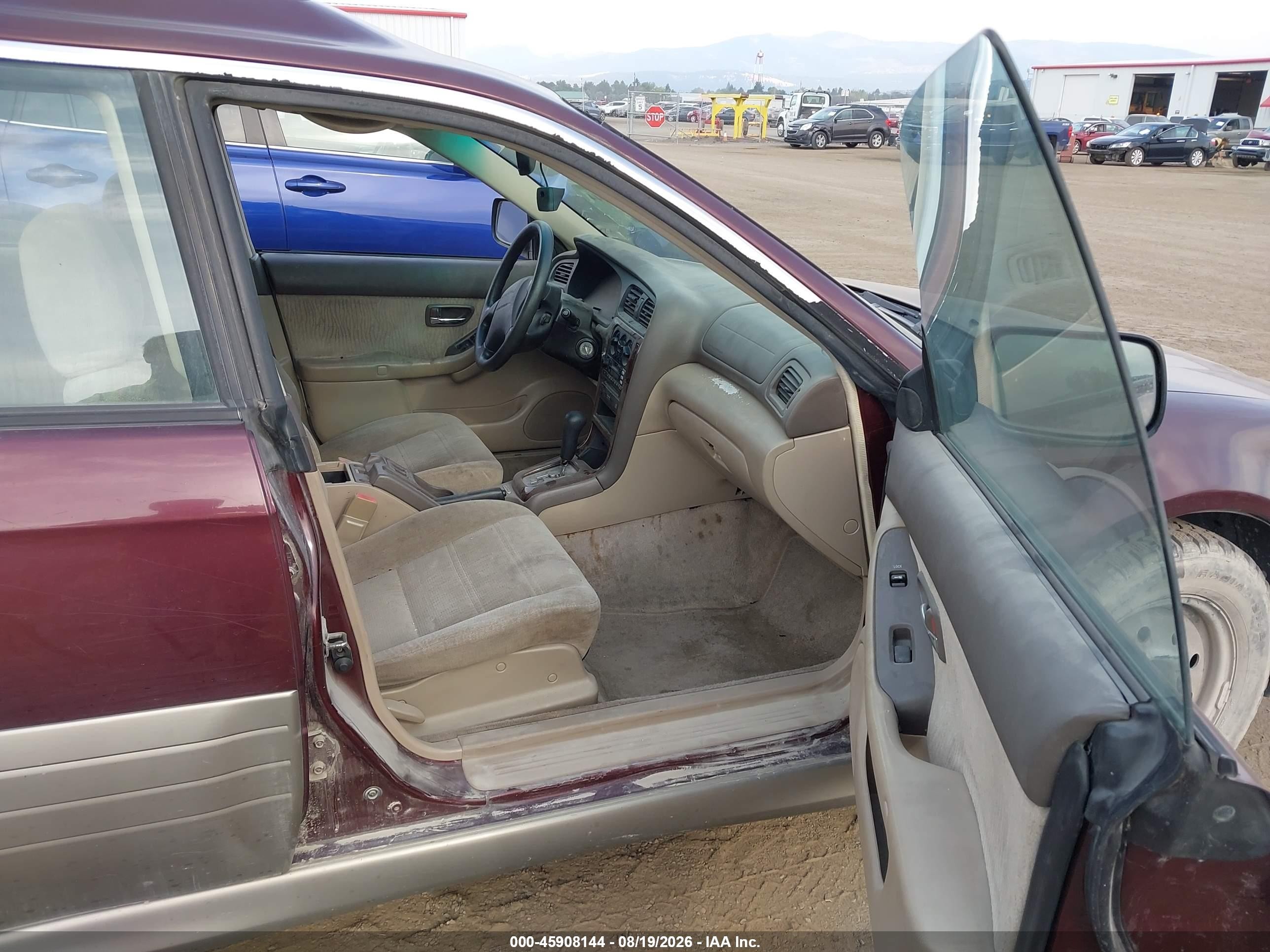 2001 Subaru Outback   Maroon vin: 4S3BH665117654246