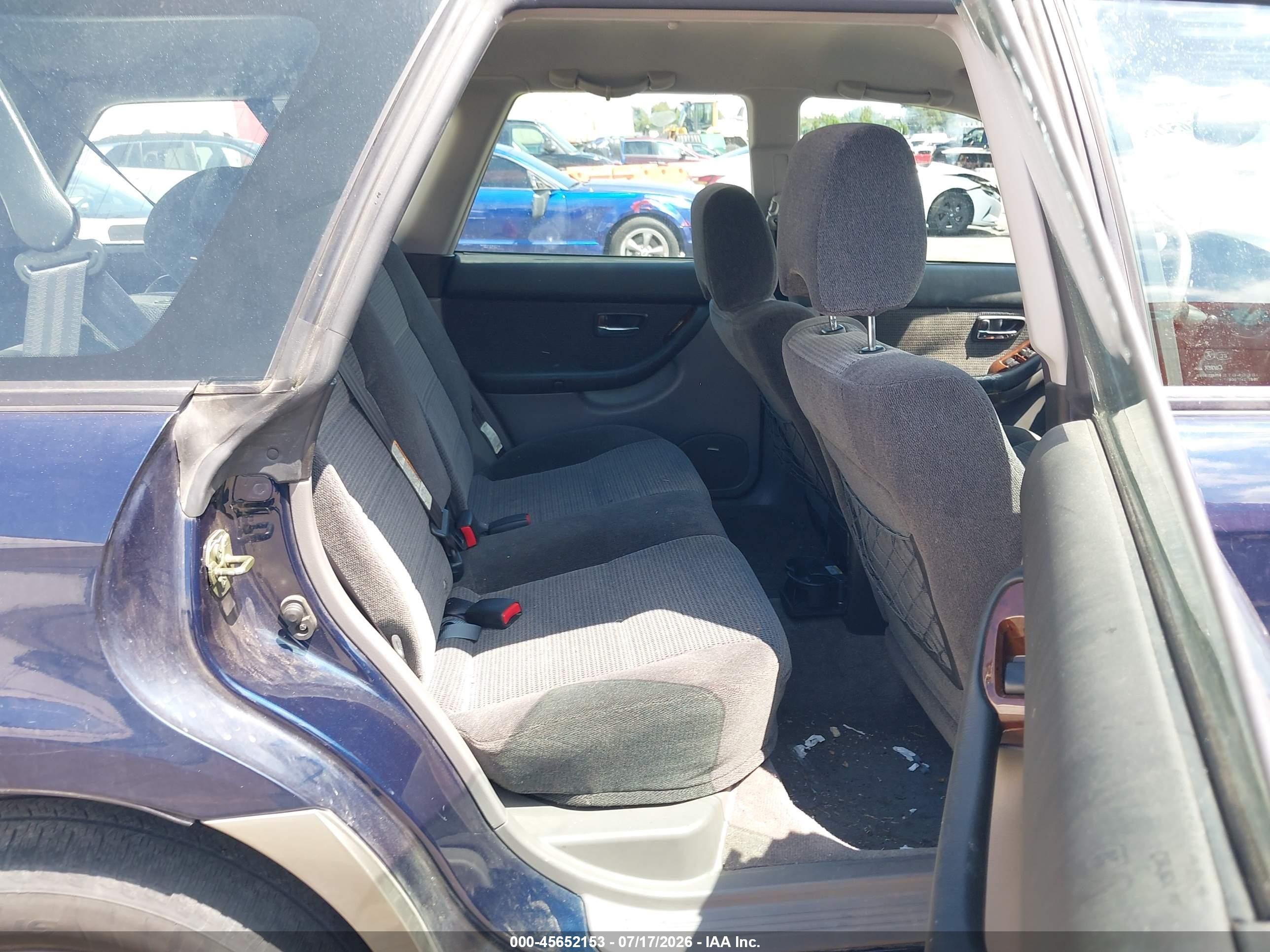 2003 Subaru Outback   Dark Blue vin: 4S3BH665137641418