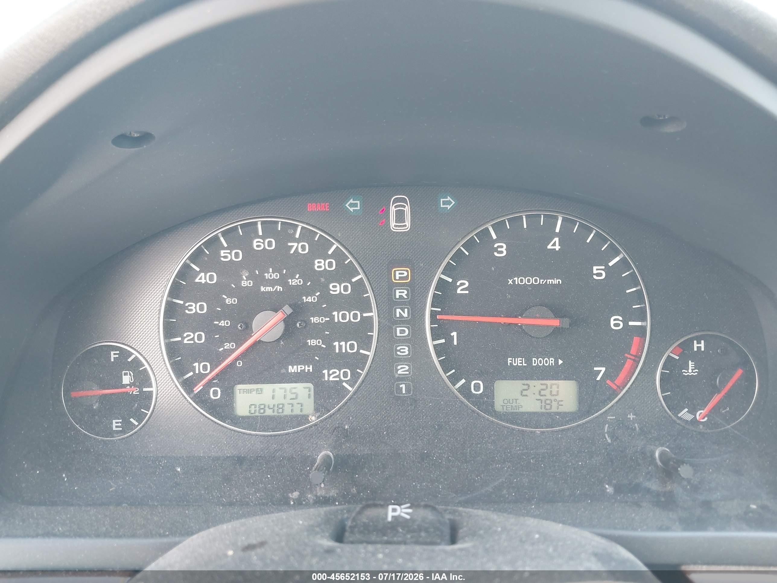 2003 Subaru Outback   Dark Blue vin: 4S3BH665137641418