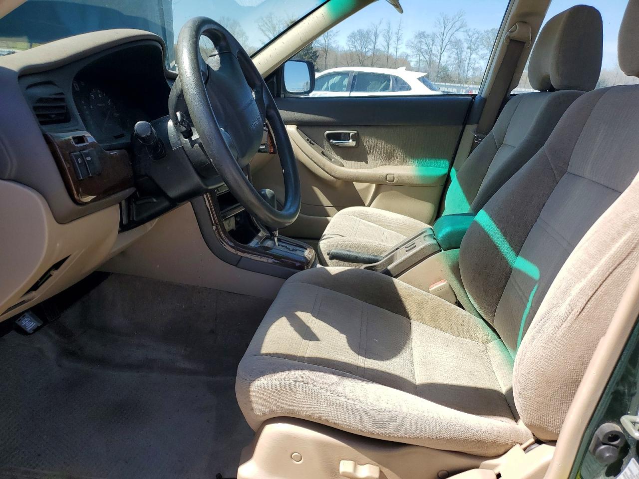 2001 Subaru Legacy Outback Green vin: 4S3BH665217620669
