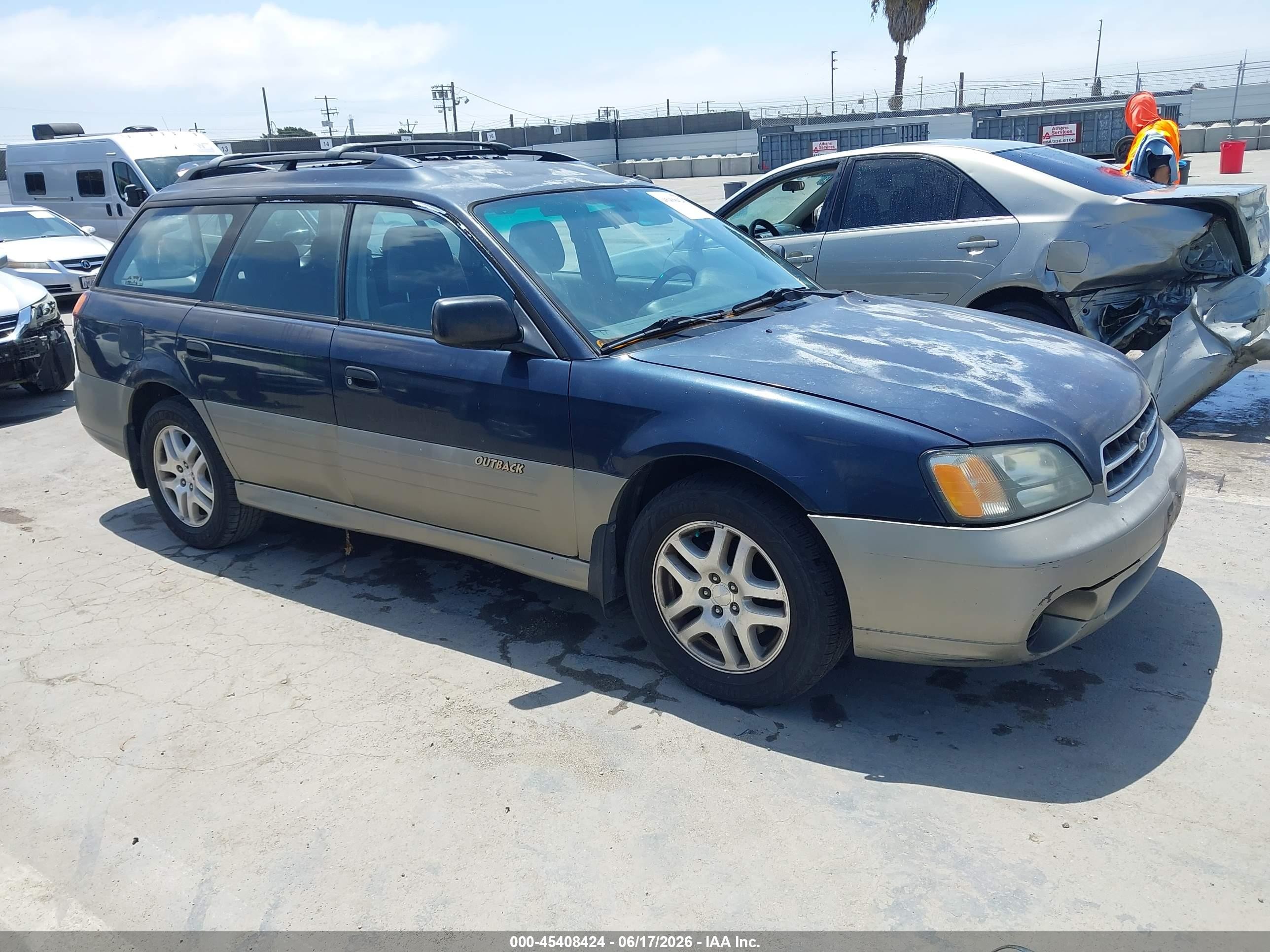 2001 Subaru Outback   Blue vin: 4S3BH665217655387