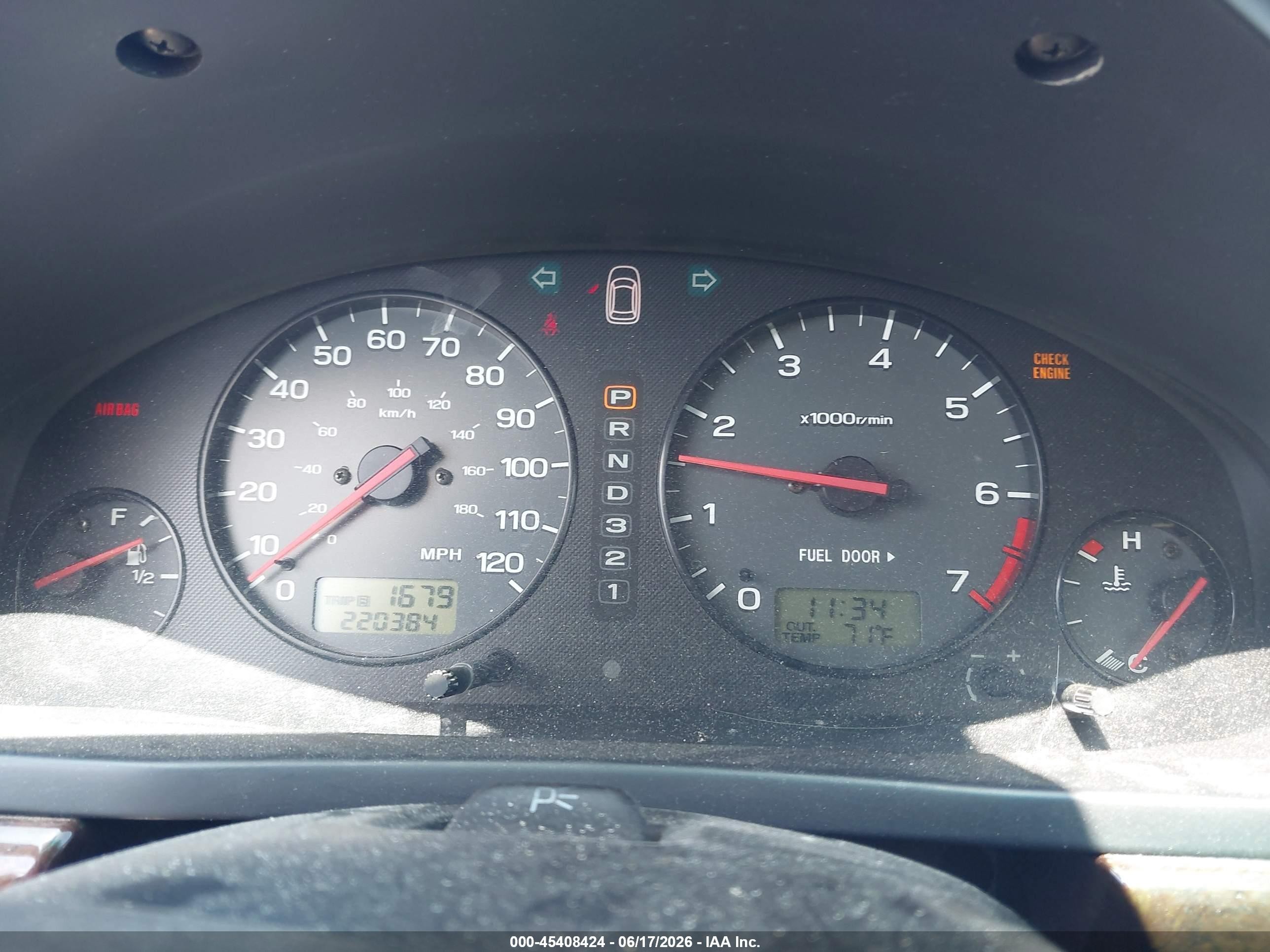 2001 Subaru Outback   Blue vin: 4S3BH665217655387