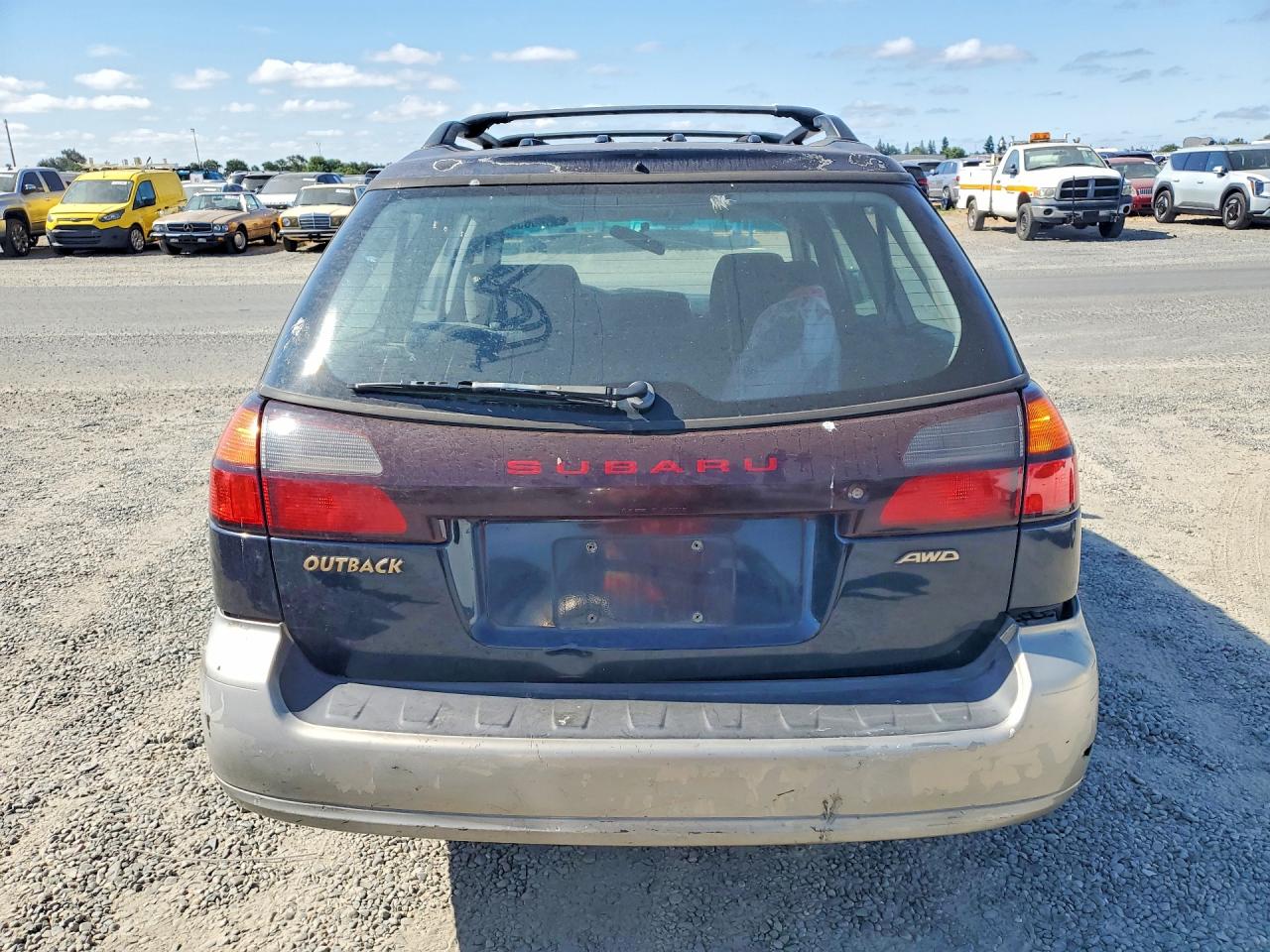 2002 Subaru Legacy Outback Blue vin: 4S3BH665227620138