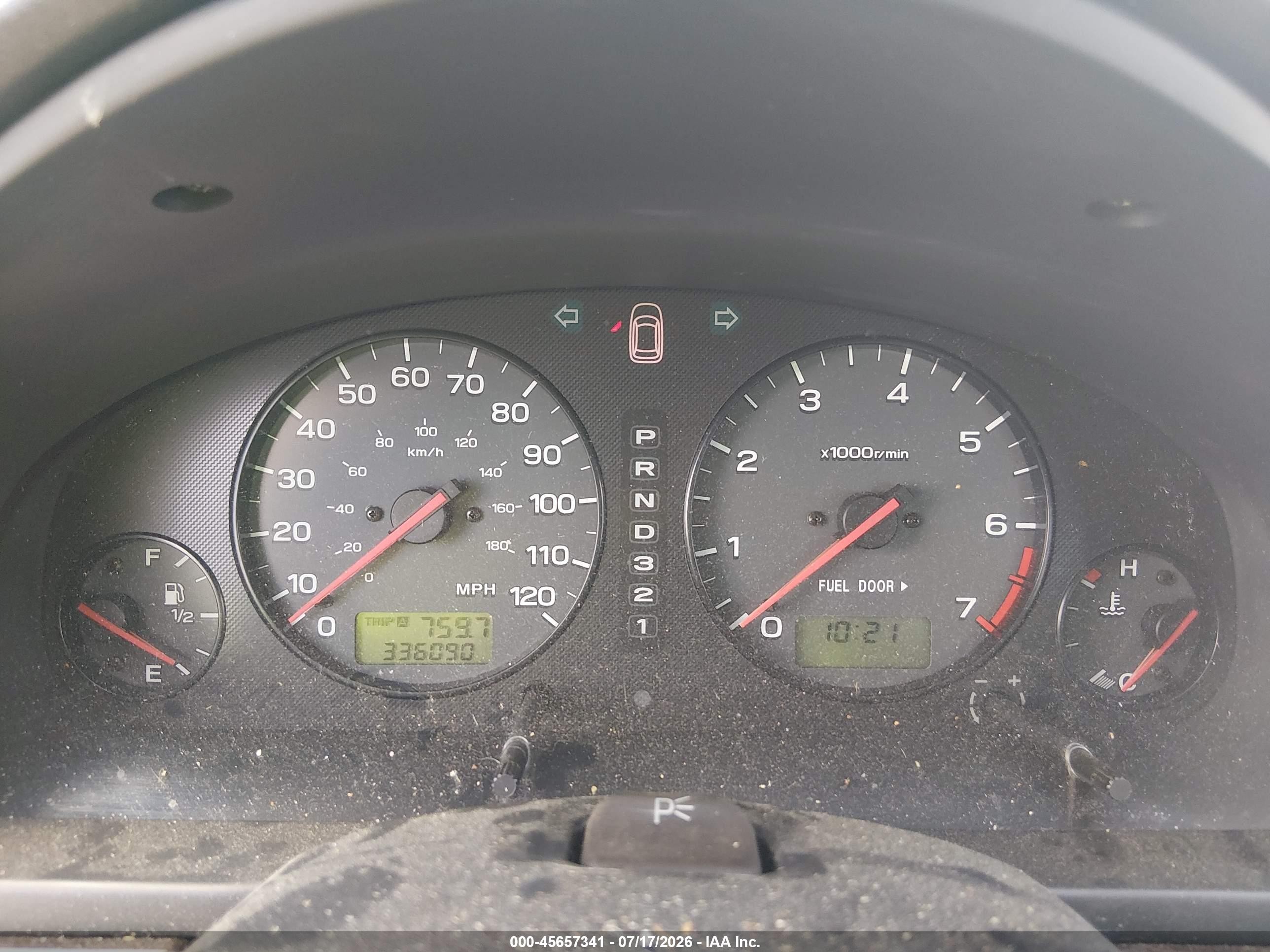 2002 Subaru Outback   Blue vin: 4S3BH665227652815