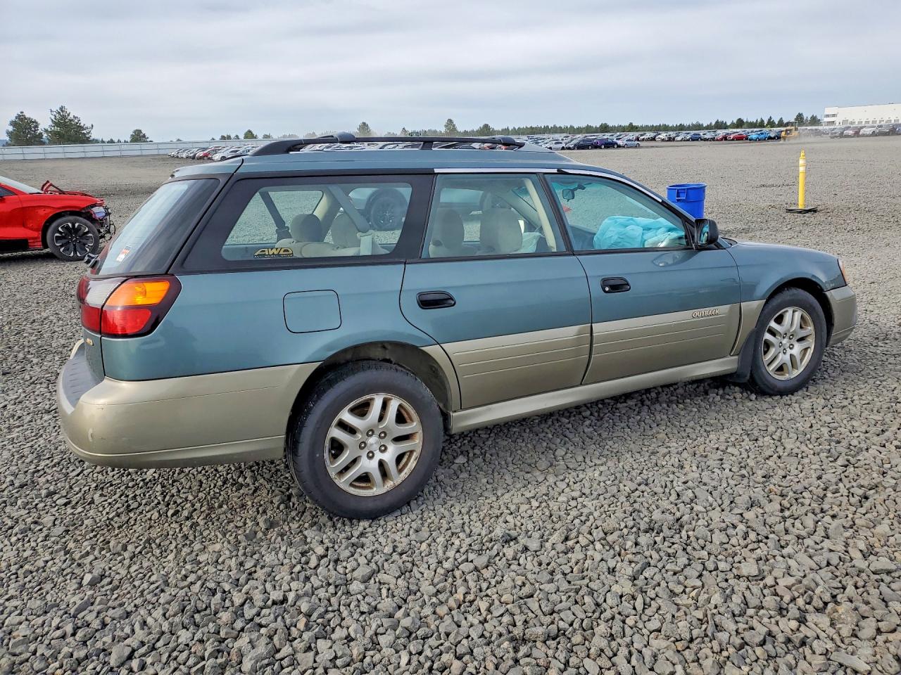 2000 Subaru Legacy Outback Two Tone vin: 4S3BH6652Y7656324