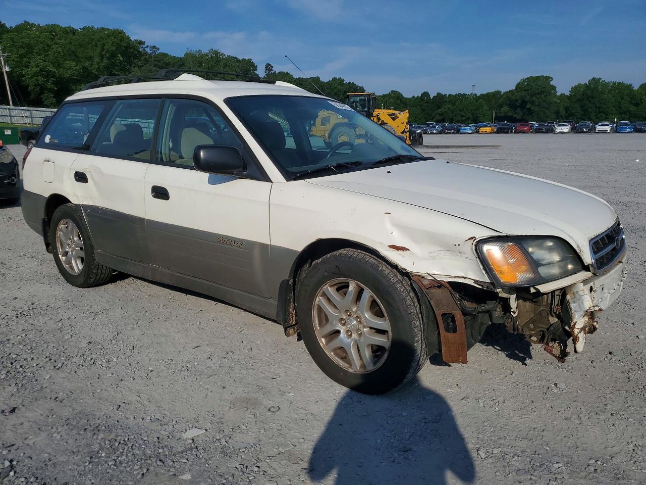2001 Subaru Legacy Outback Белый vin: 4S3BH665317615125