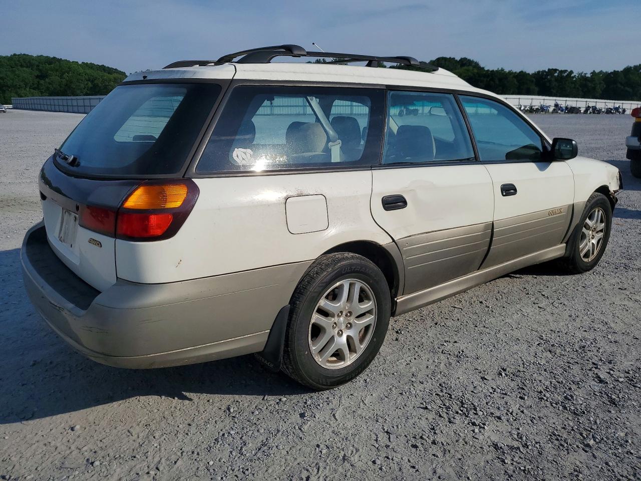2001 Subaru Legacy Outback Белый vin: 4S3BH665317615125