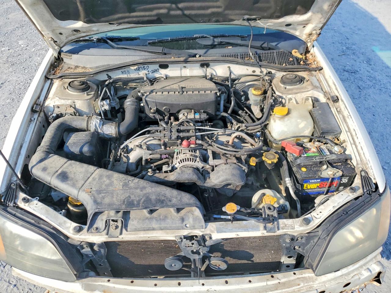 2001 Subaru Legacy Outback Белый vin: 4S3BH665317615125