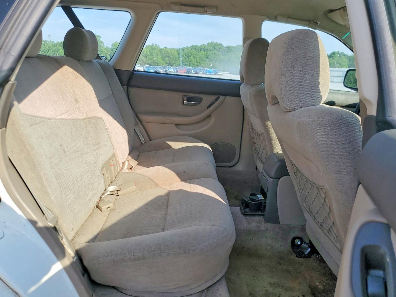 2001 Subaru Legacy Outback Белый vin: 4S3BH665317615125