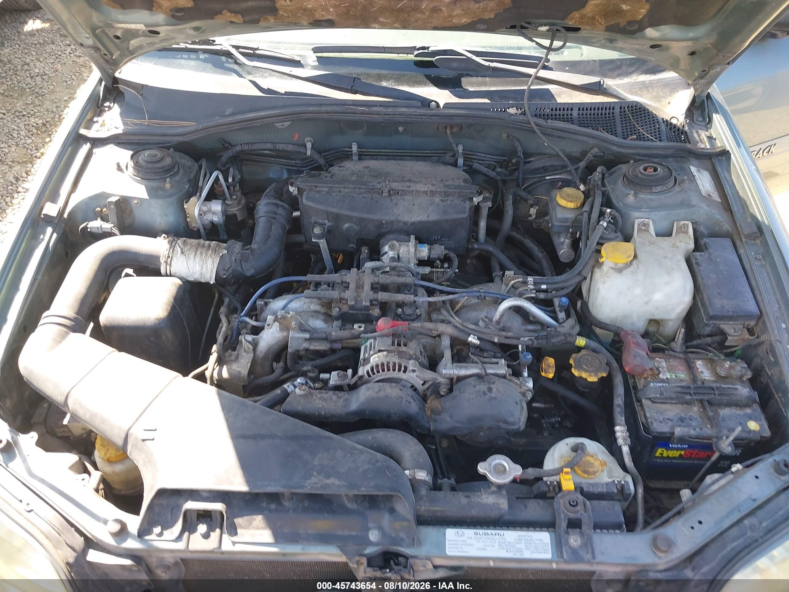 2002 Subaru Outback   Green vin: 4S3BH665327608158