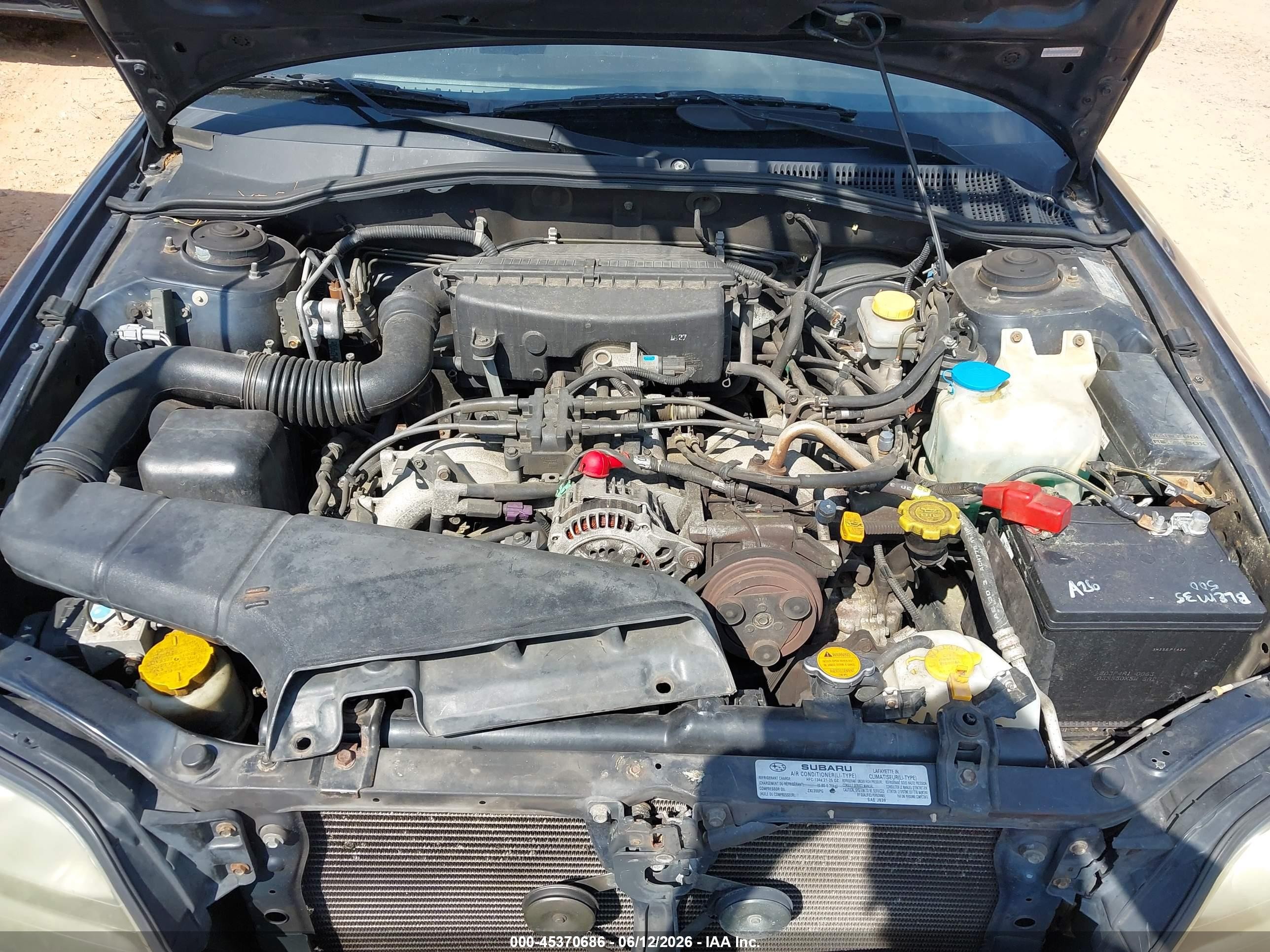 2002 Subaru Outback Dark Blue vin: 4S3BH665327609326