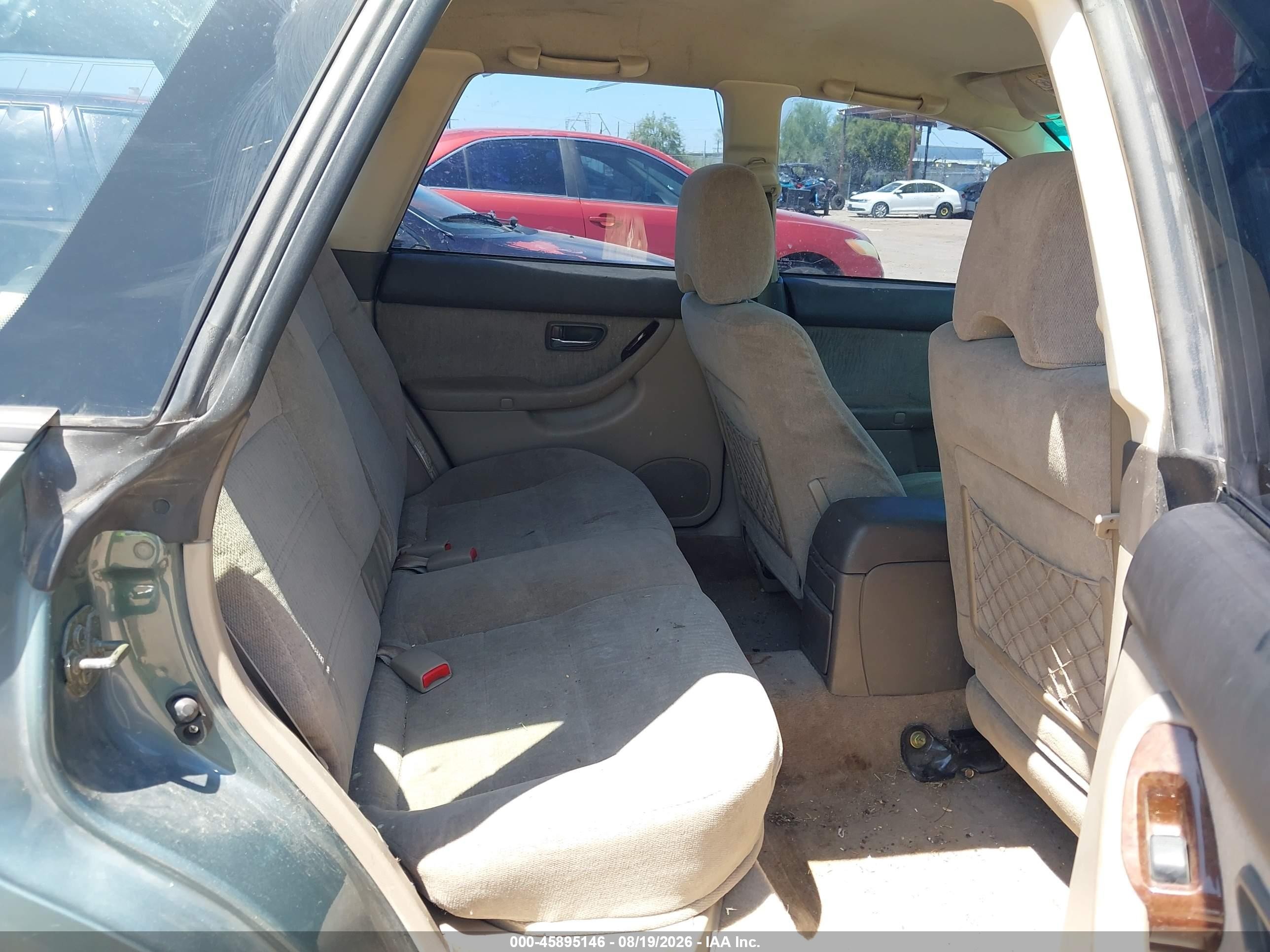 2002 Subaru Outback   Green vin: 4S3BH665327628166