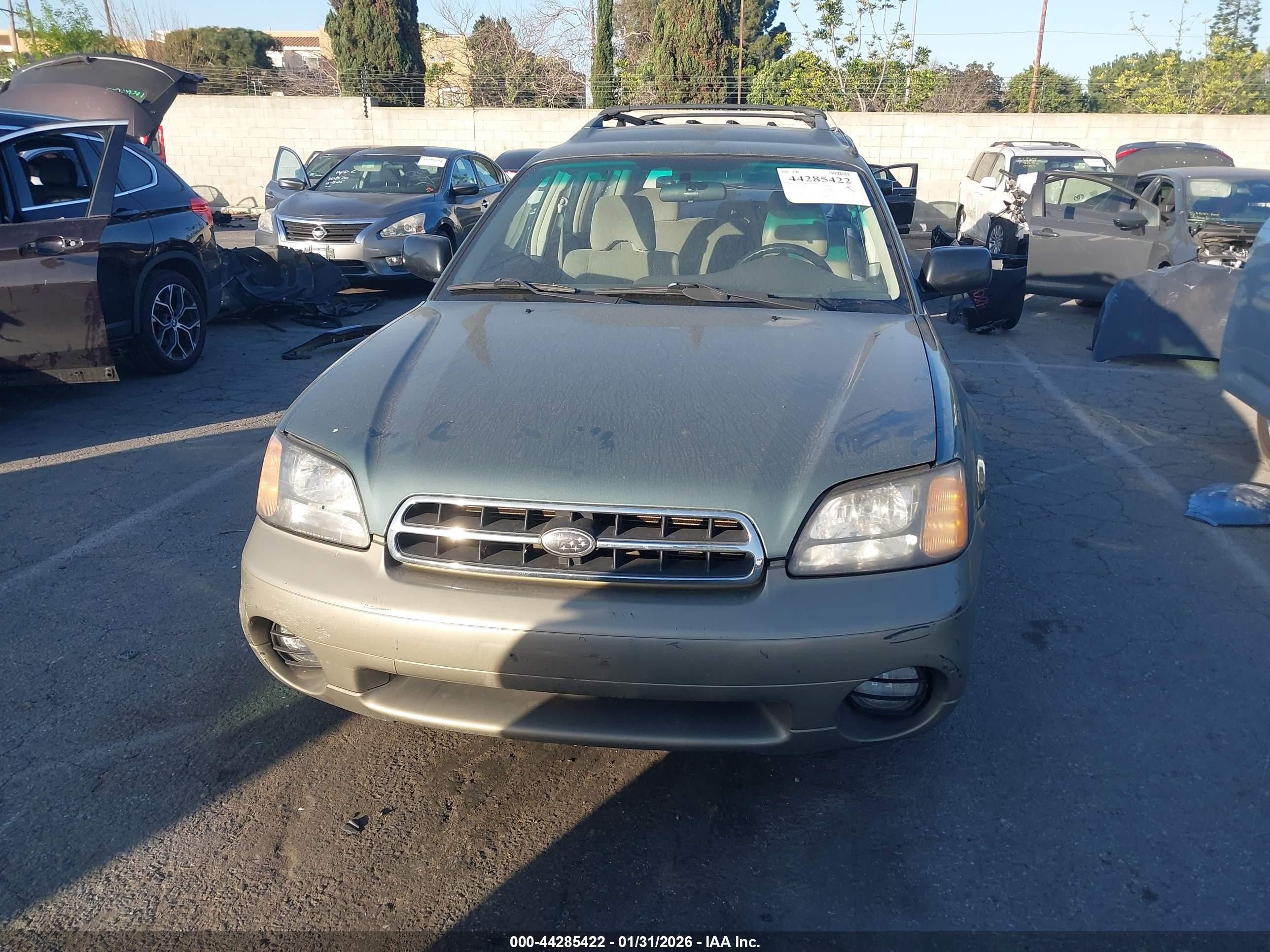 2000 Subaru Outback   Green vin: 4S3BH6653Y6638985