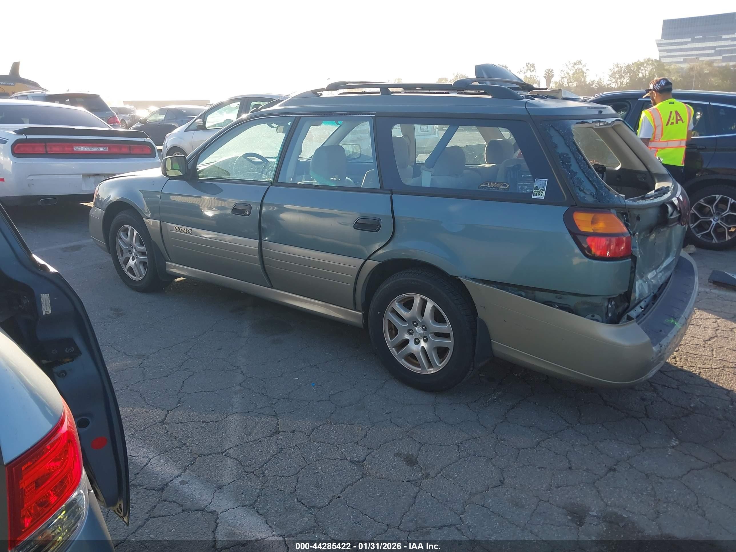 2000 Subaru Outback   Green vin: 4S3BH6653Y6638985