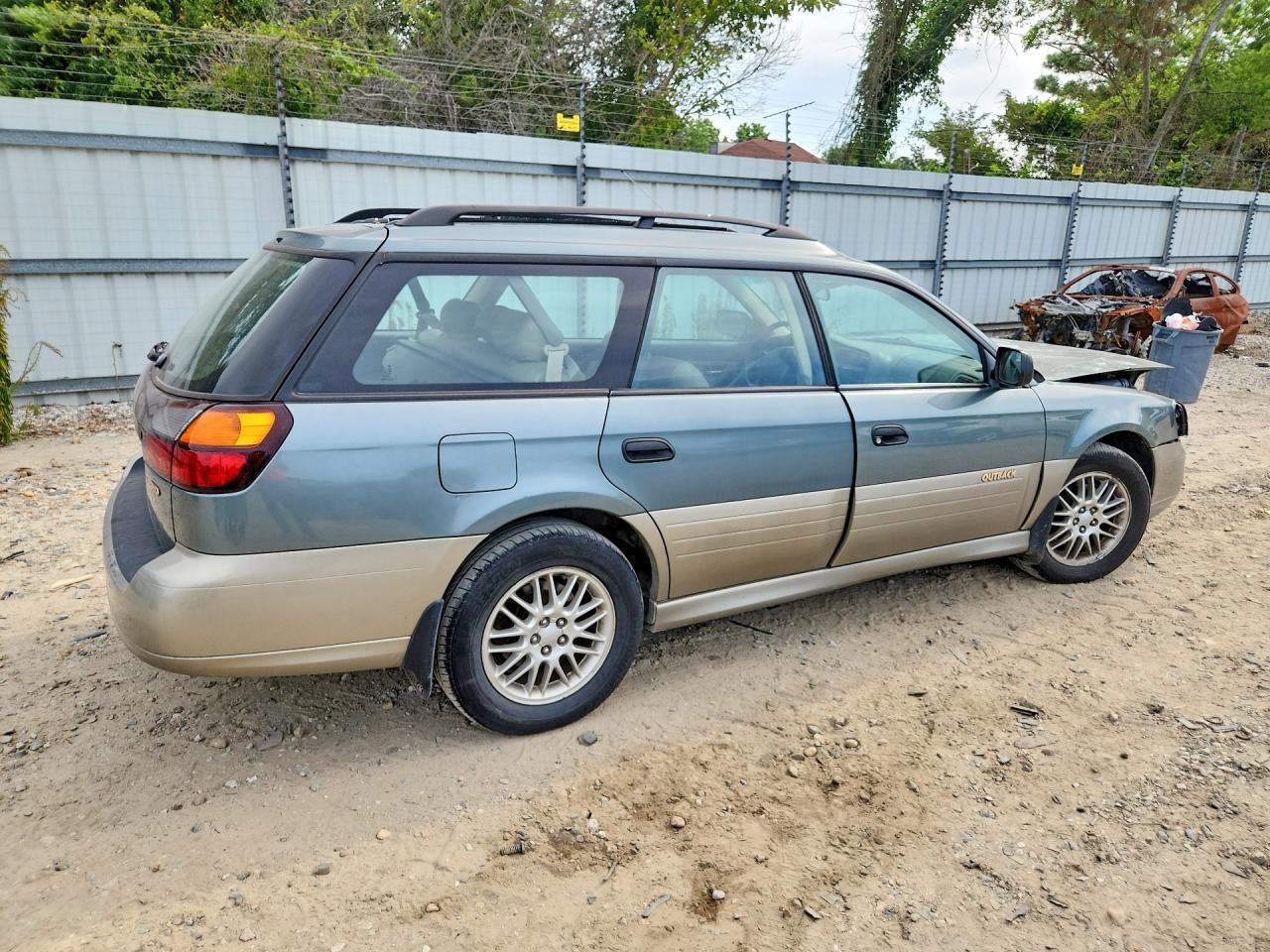 2001 Subaru Legacy Outback Green vin: 4S3BH665417659697