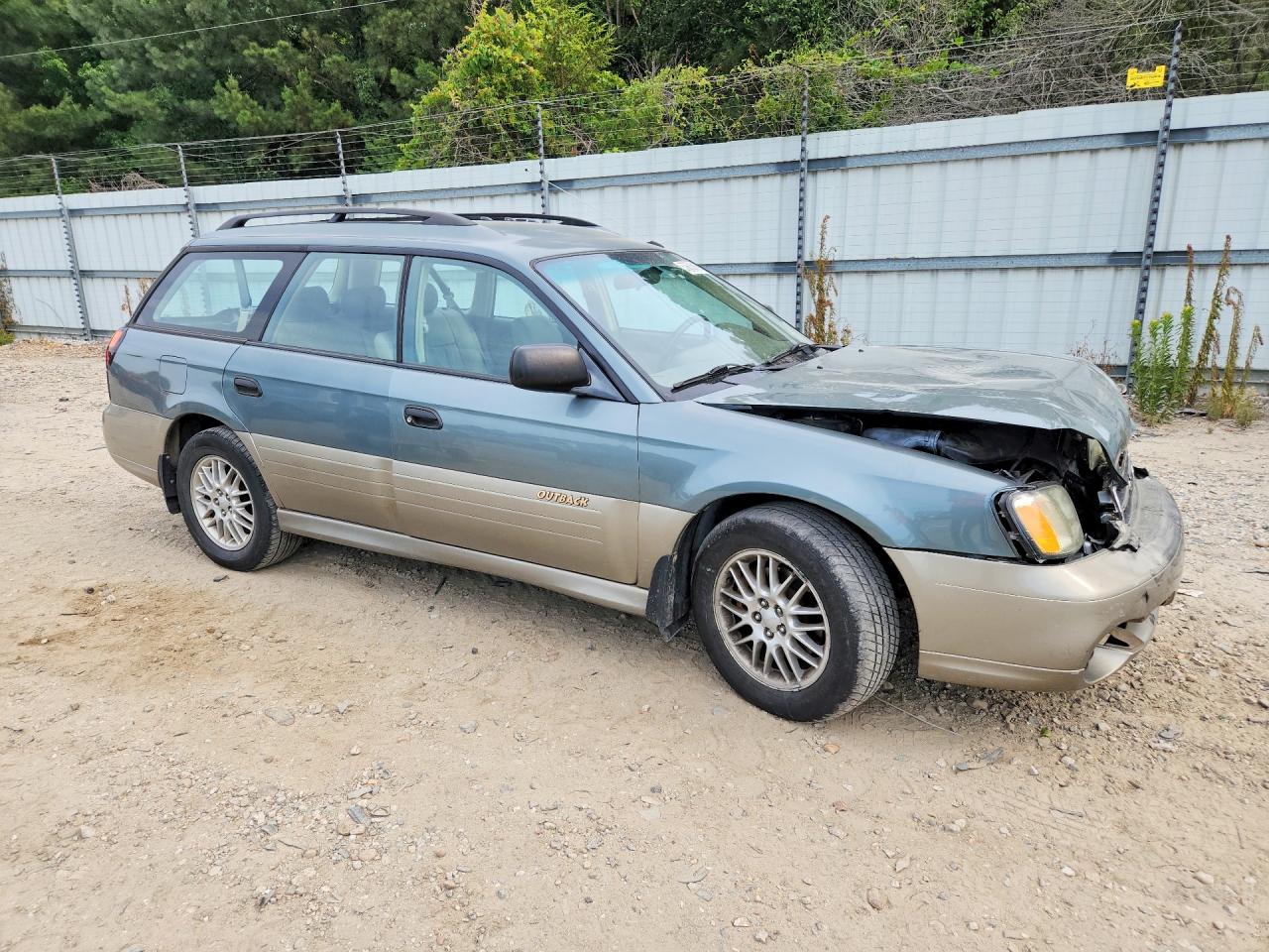2001 Subaru Legacy Outback Green vin: 4S3BH665417659697
