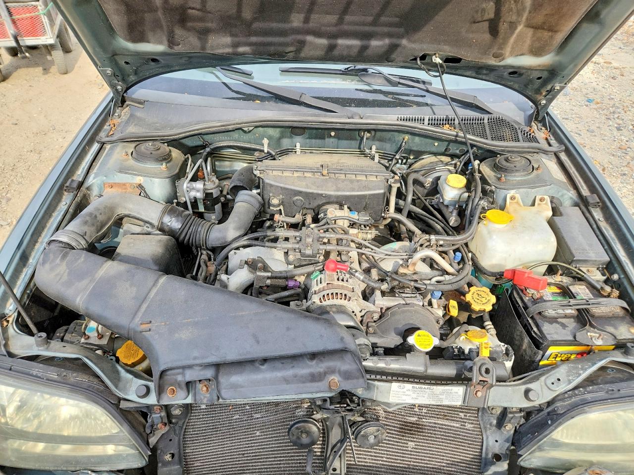 2001 Subaru Legacy Outback Green vin: 4S3BH665417659697