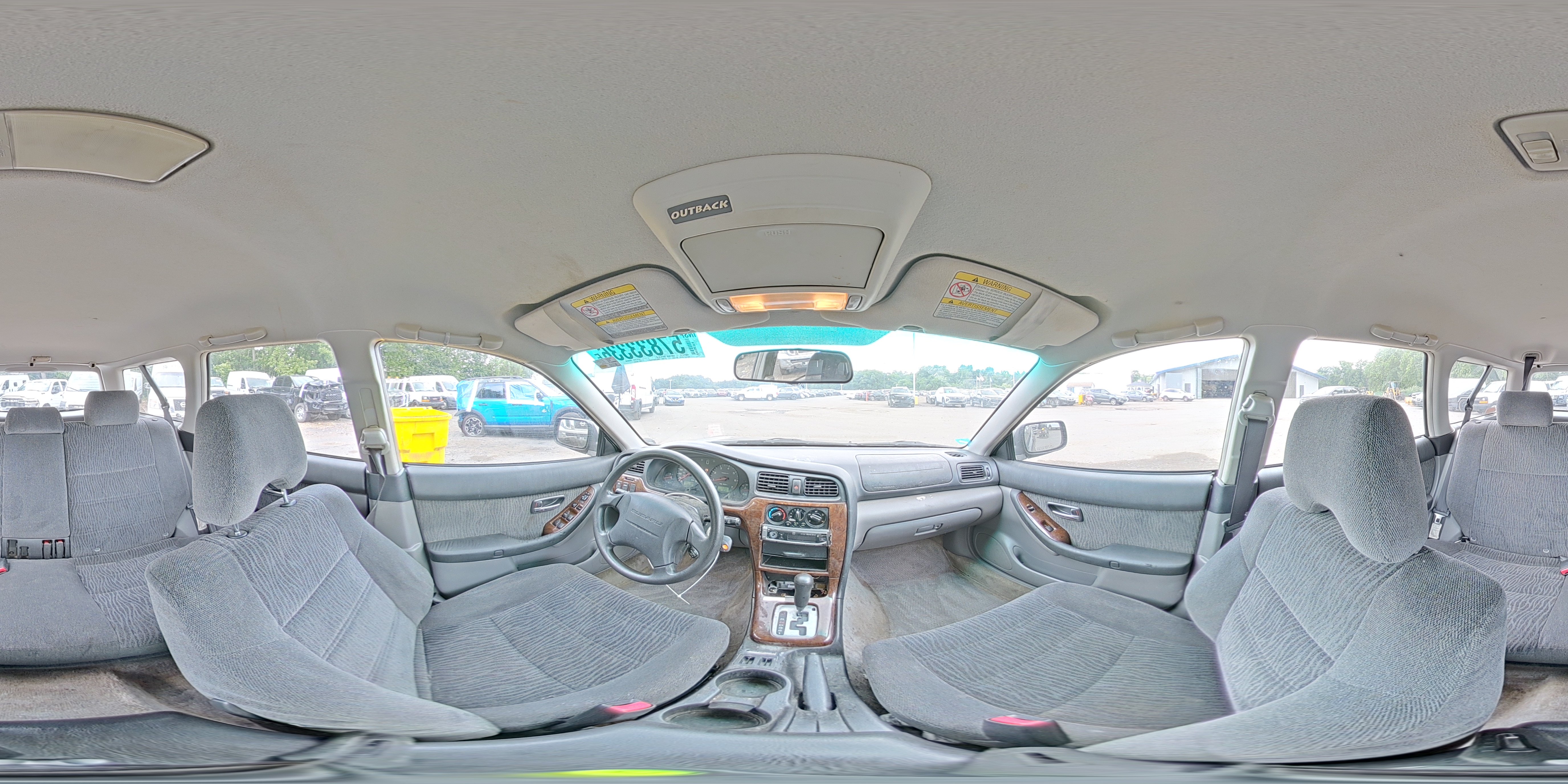 2002 Subaru Legacy Outback Синий vin: 4S3BH665427663203