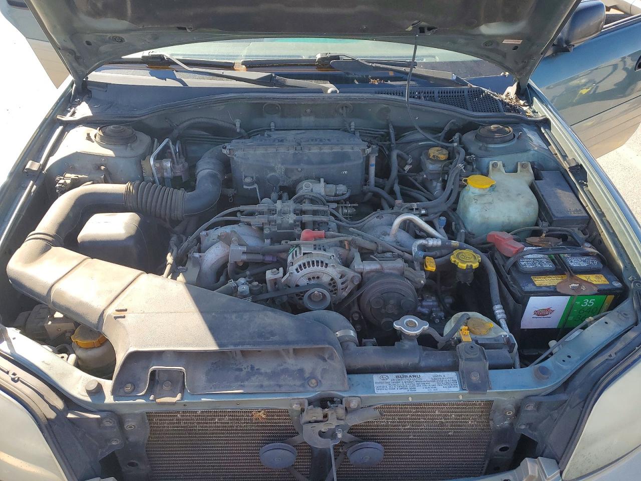 2000 Subaru Legacy Outback Зеленый vin: 4S3BH6654Y7632204
