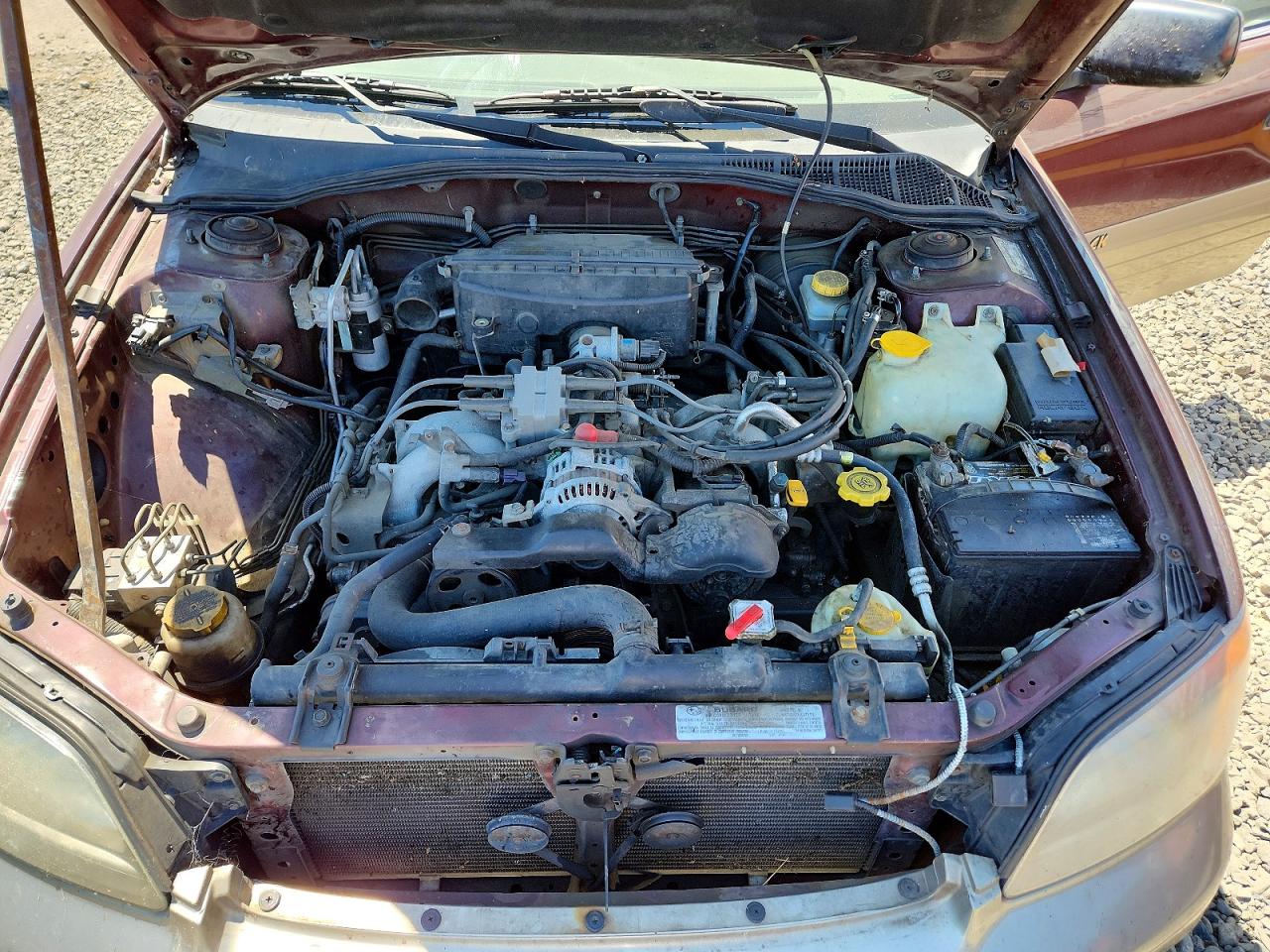 2000 Subaru Legacy Outback Purple vin: 4S3BH6654Y7654140