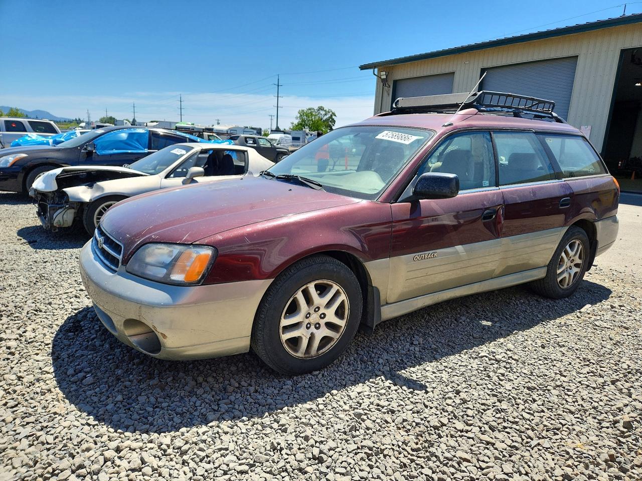 2000 Subaru Legacy Outback Purple vin: 4S3BH6654Y7654140