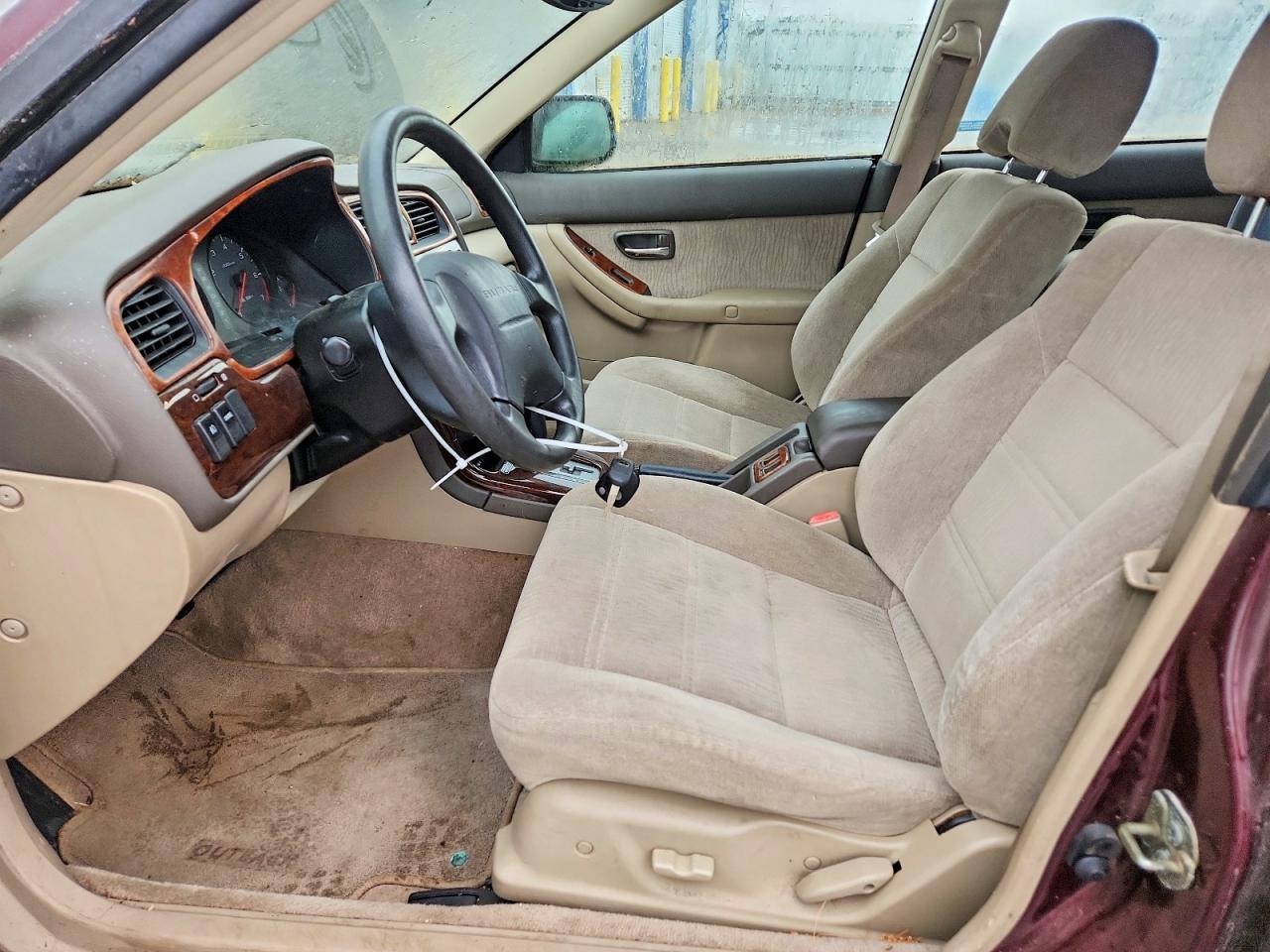 2000 Subaru Legacy Outback Maroon vin: 4S3BH6654Y7671245