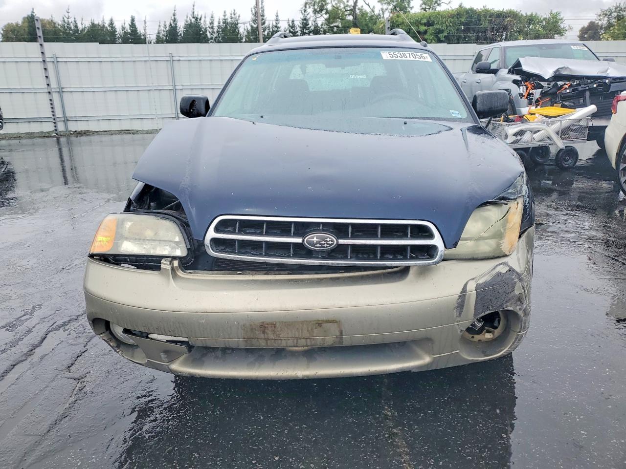 2001 Subaru Legacy Outback Blue vin: 4S3BH665516647600