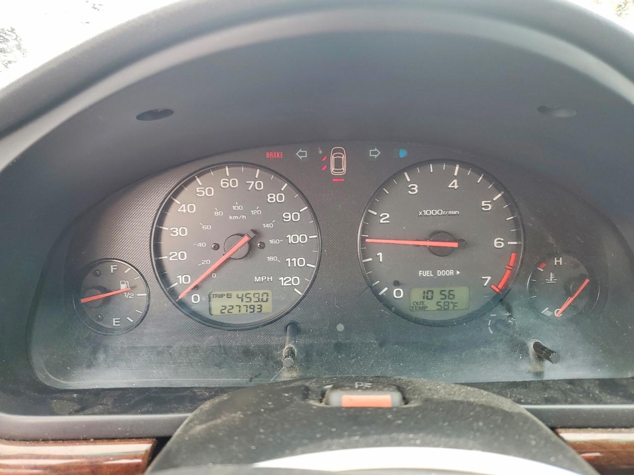 2001 Subaru Legacy Outback Blue vin: 4S3BH665516647600