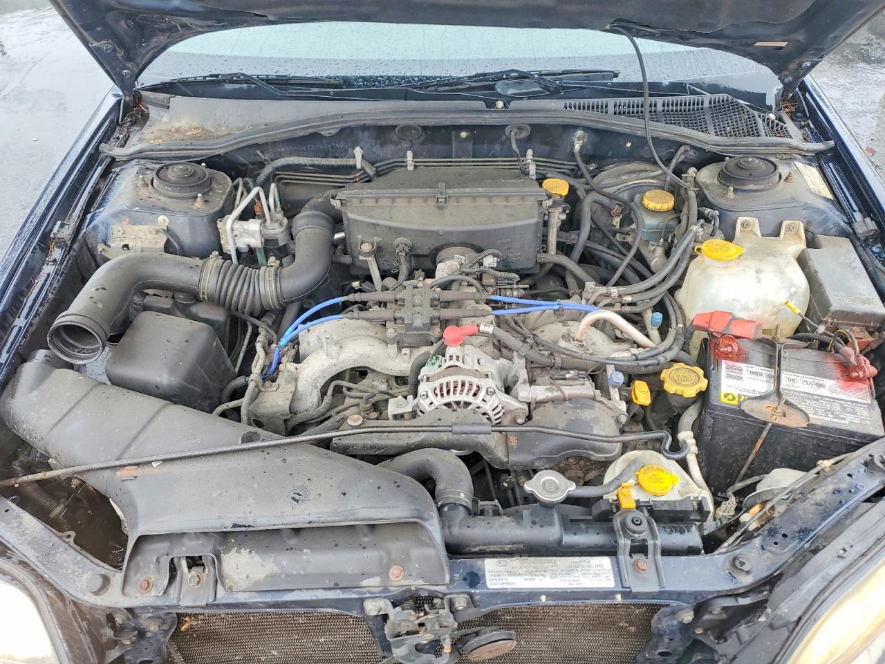2001 Subaru Legacy Outback Blue vin: 4S3BH665516647600