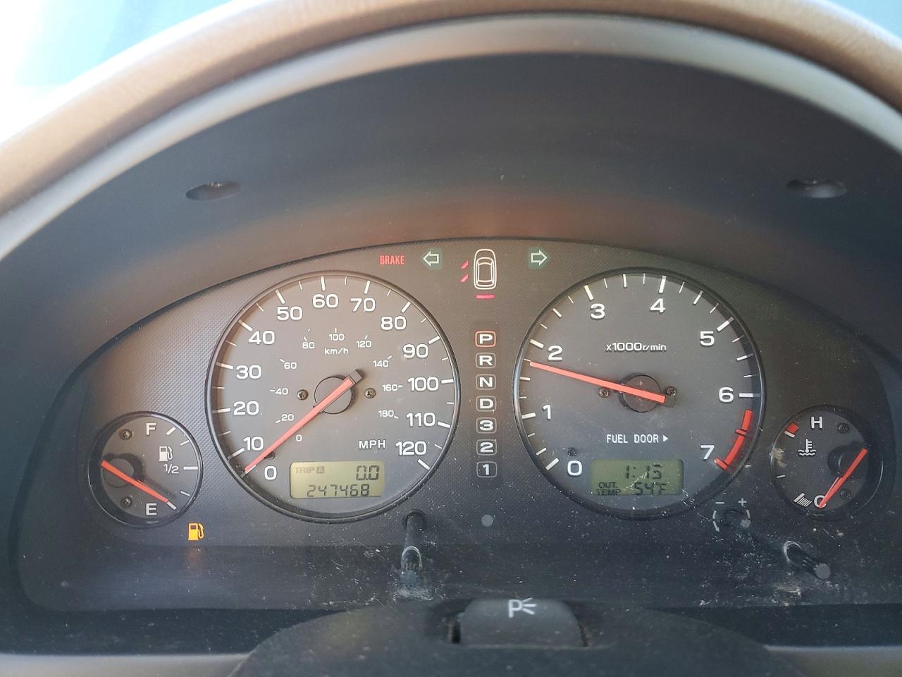 2001 Subaru Legacy Outback Blue vin: 4S3BH665517633447