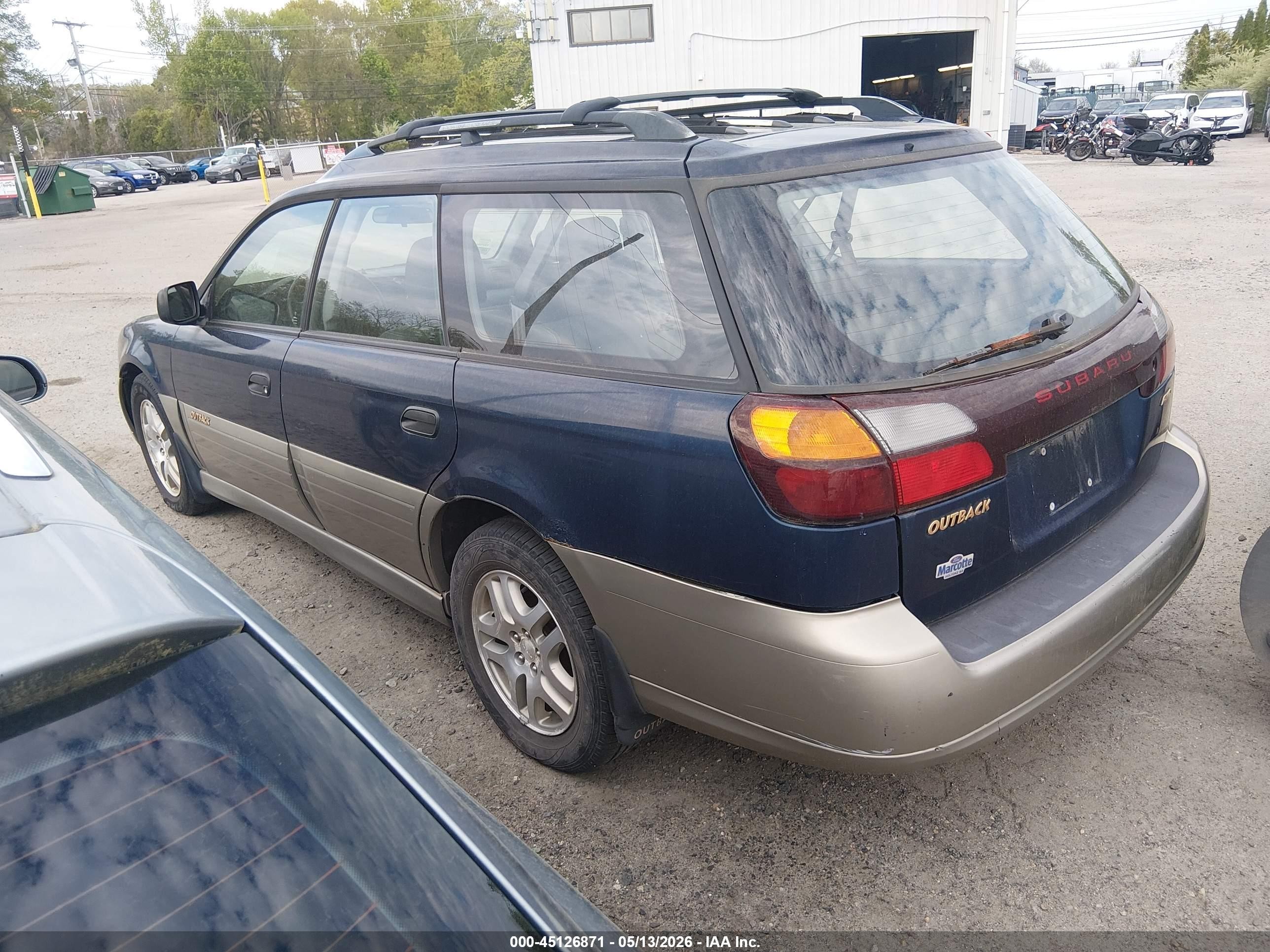 2002 Subaru Outback   Синий vin: 4S3BH665527656941