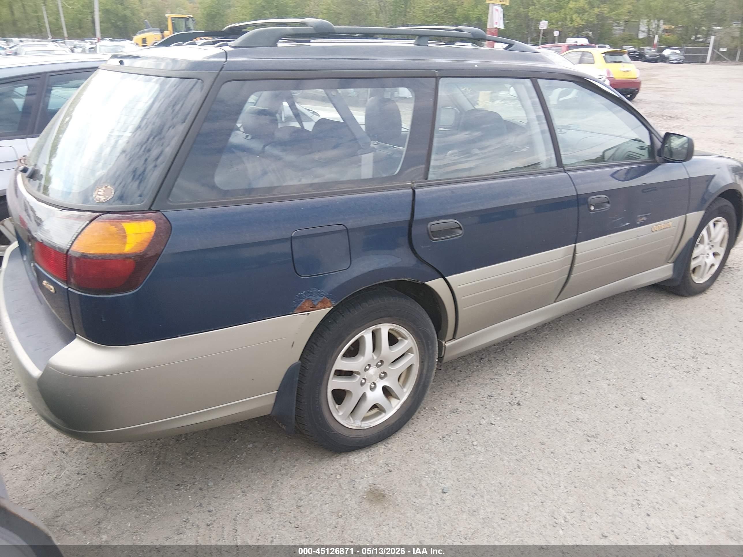2002 Subaru Outback   Синий vin: 4S3BH665527656941