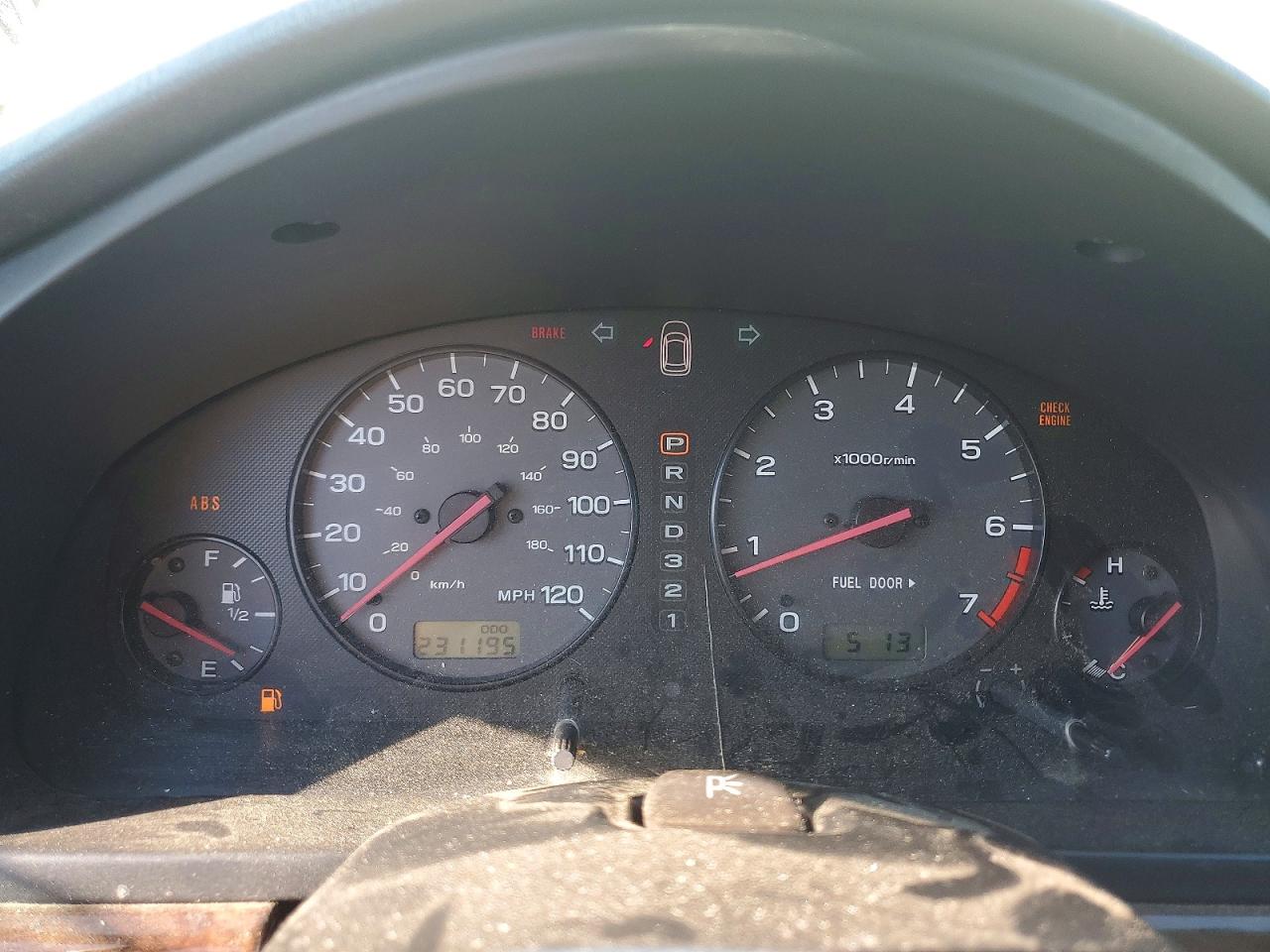 2000 Subaru Legacy Outback Blue vin: 4S3BH6655Y7602712