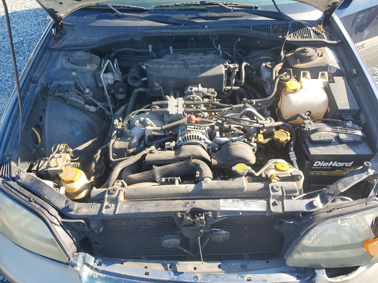 2000 Subaru Legacy Outback Blue vin: 4S3BH6655Y7602712
