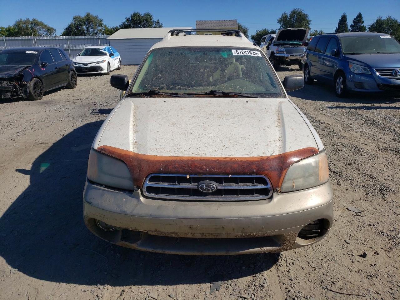 2001 Subaru Outback Белый vin: 4S3BH665617600876