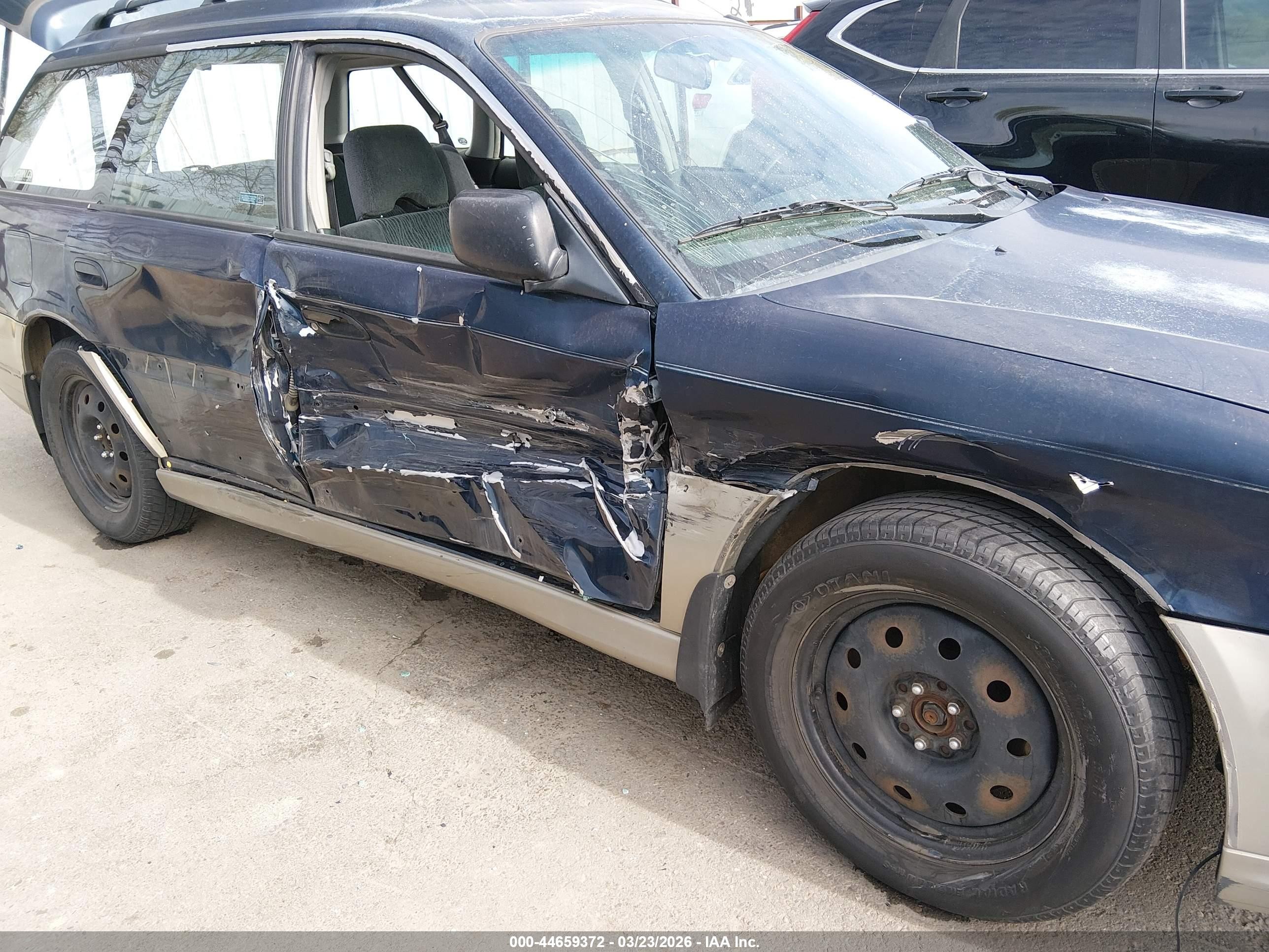 2001 Subaru Outback   Blue vin: 4S3BH665617649365