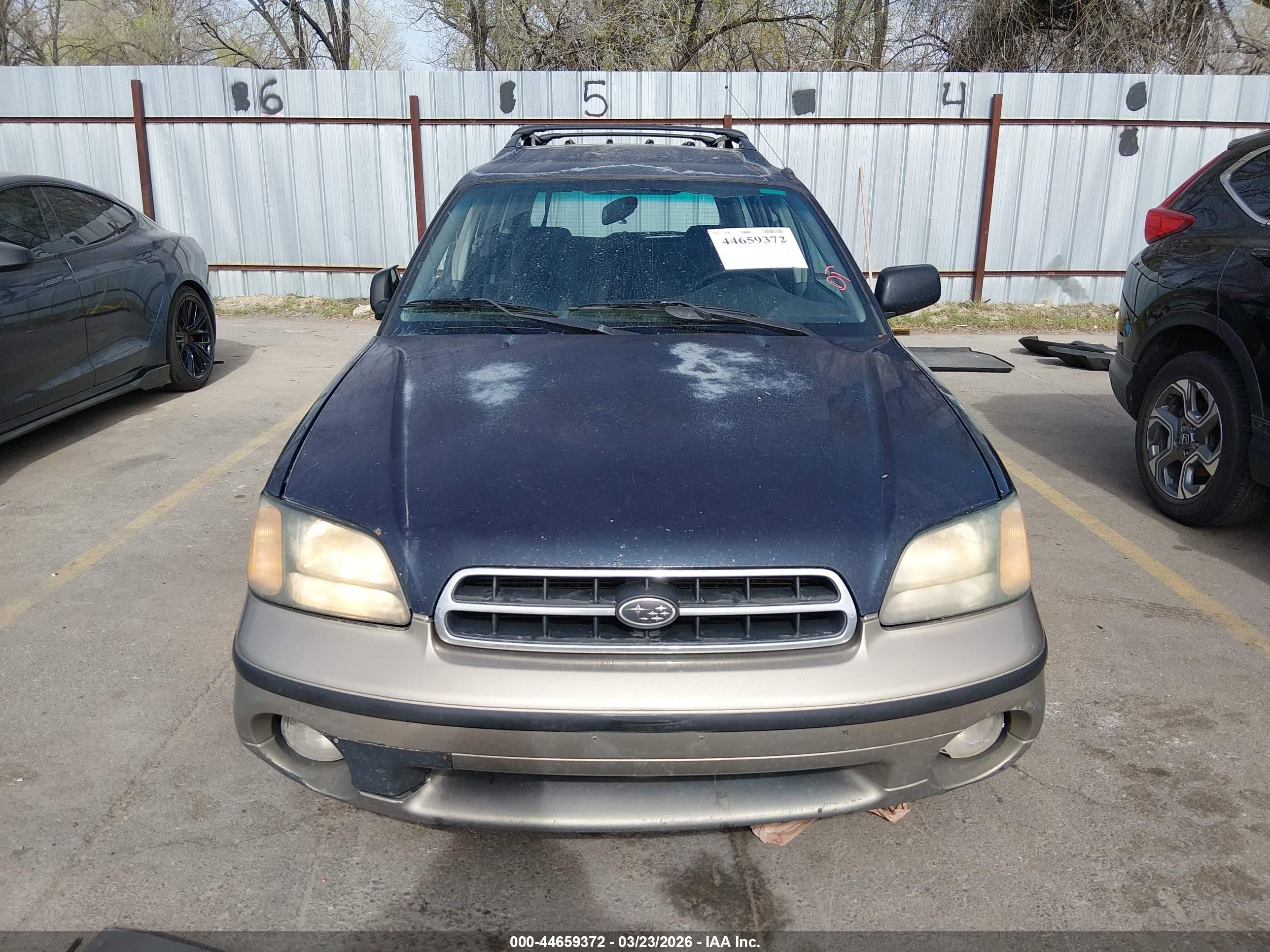 2001 Subaru Outback   Blue vin: 4S3BH665617649365