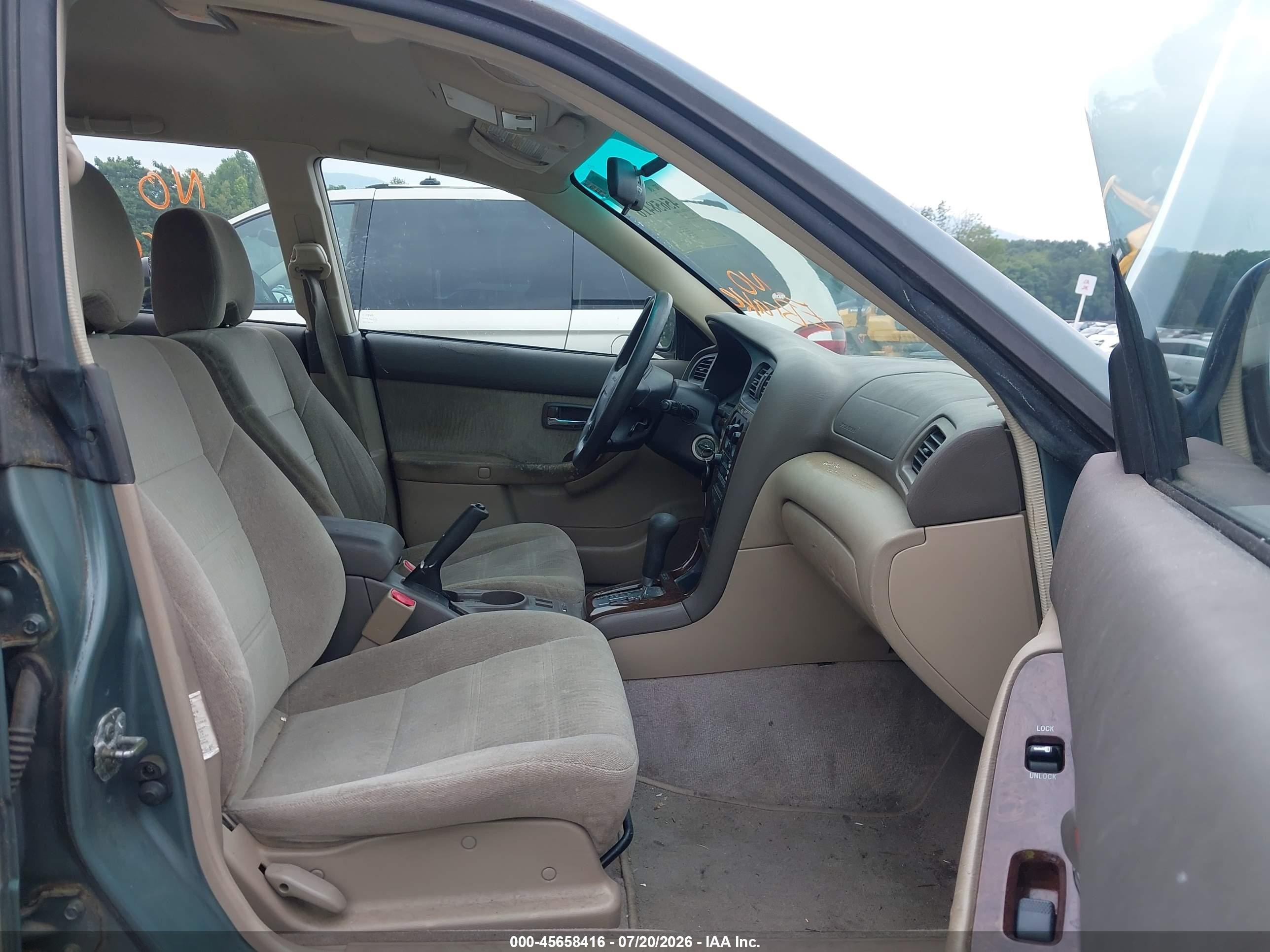 2002 Subaru Outback   Зеленый vin: 4S3BH665627636553