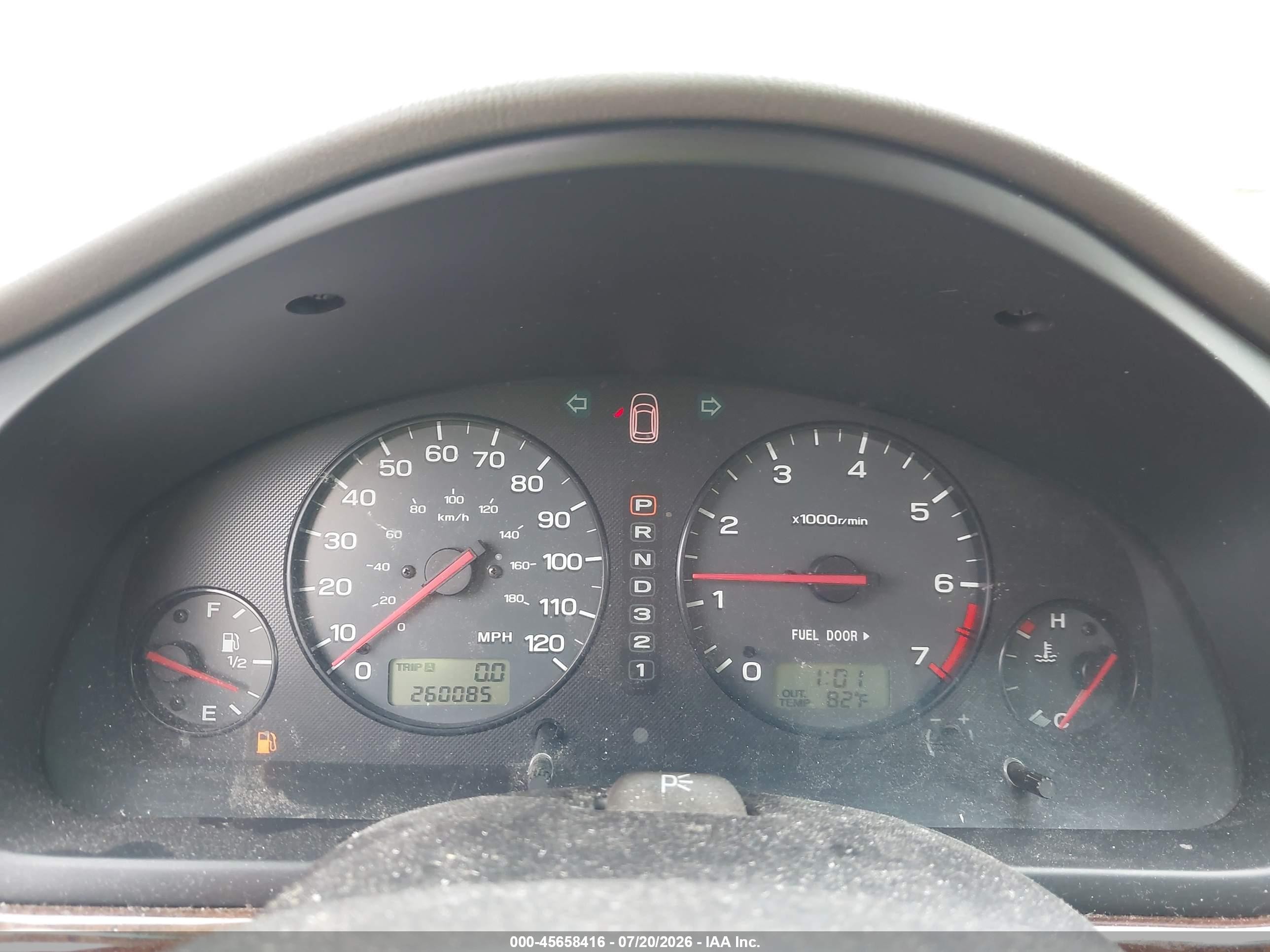 2002 Subaru Outback   Зеленый vin: 4S3BH665627636553