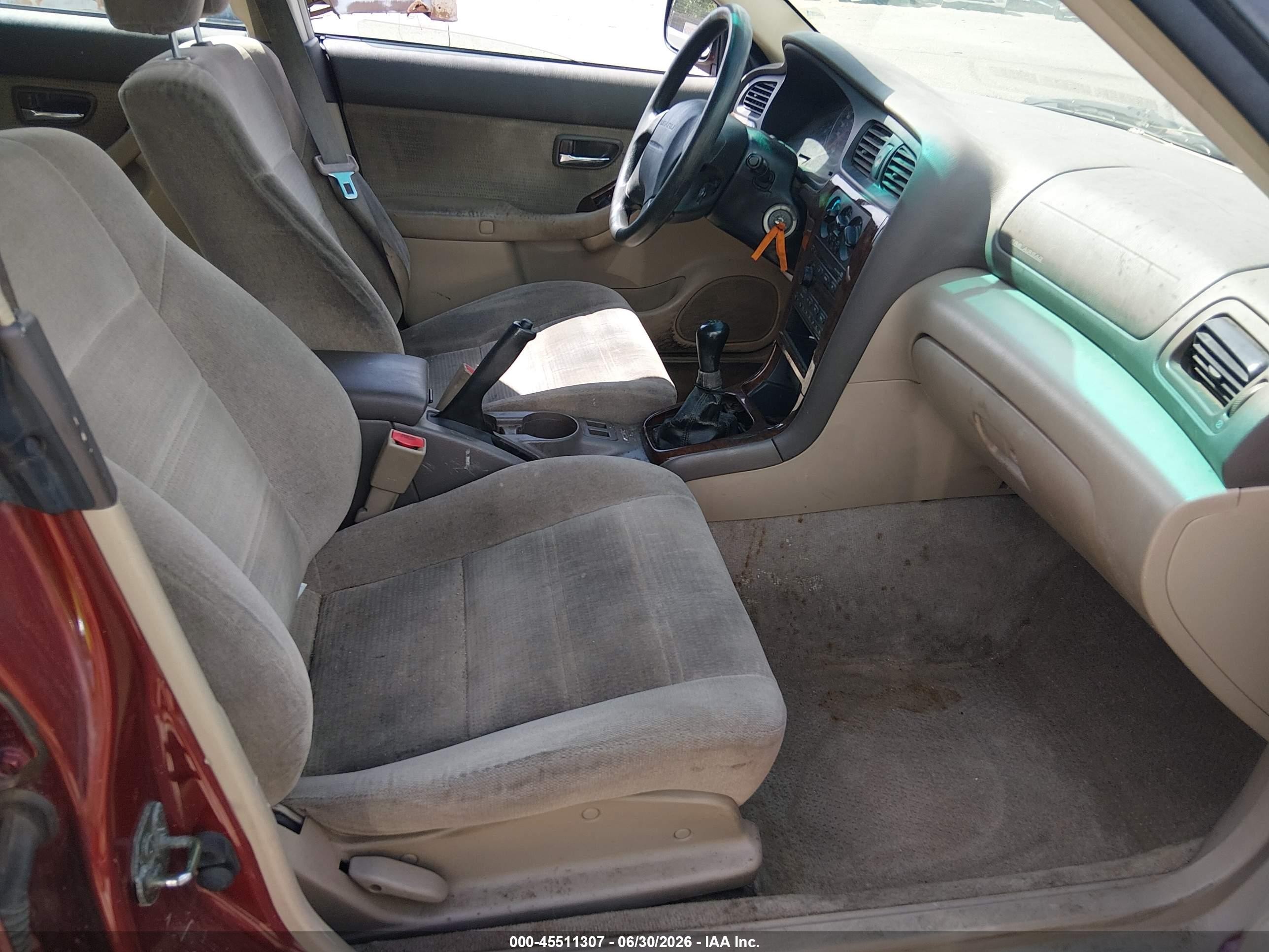 2003 Subaru Outback   Maroon vin: 4S3BH665636642697