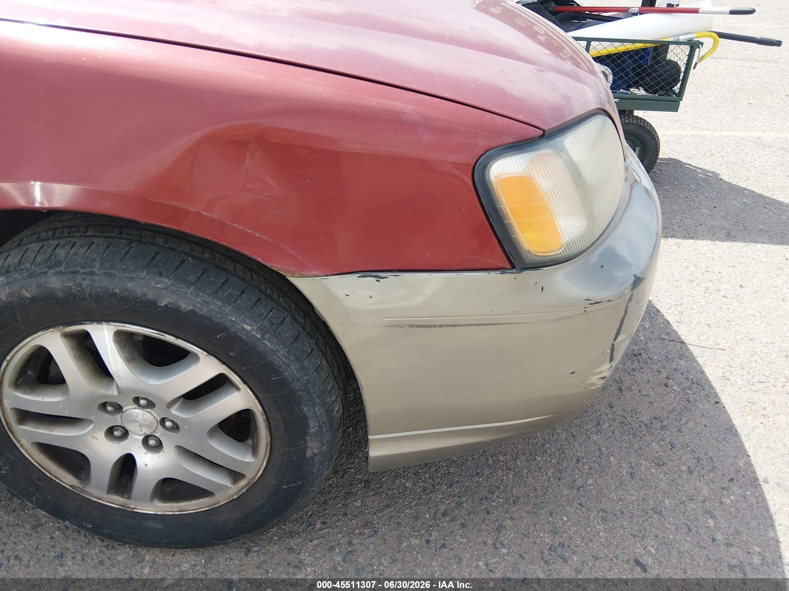 2003 Subaru Outback   Maroon vin: 4S3BH665636642697